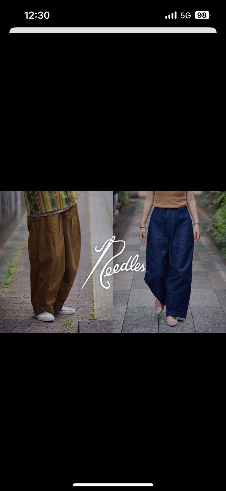 Needles Navy Needles HD pants S Size US 31 - 2 Thumbnail