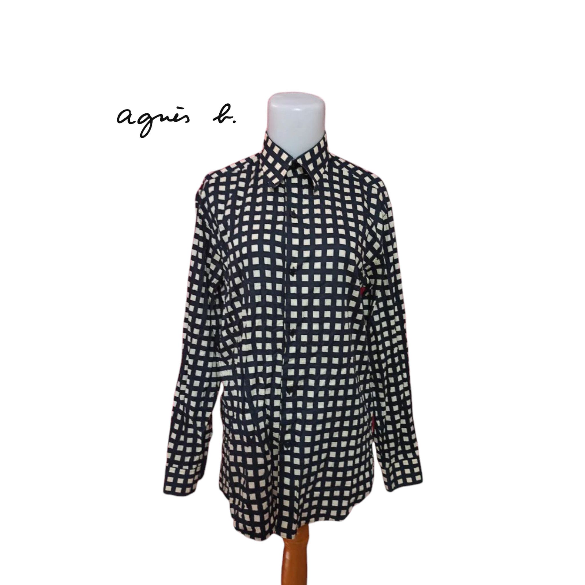 agnes b. Vintage Y2K Agnes B Homme Paris Long Sleeve Shirt Size M / US 6-8 / IT 42-44 - 3 Thumbnail