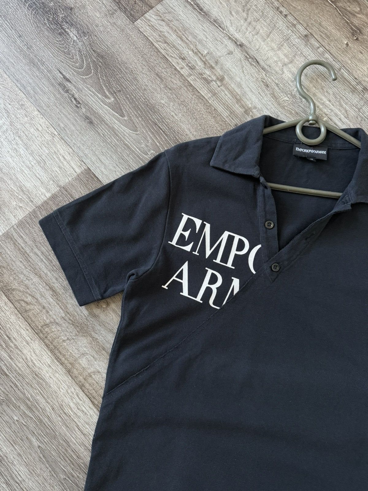 Emporio Armani Emporio Armani Polo Men’s T-Shirt Logo Casual Black Luxury Size US M / EU 48-50 / 2 - 3 Thumbnail