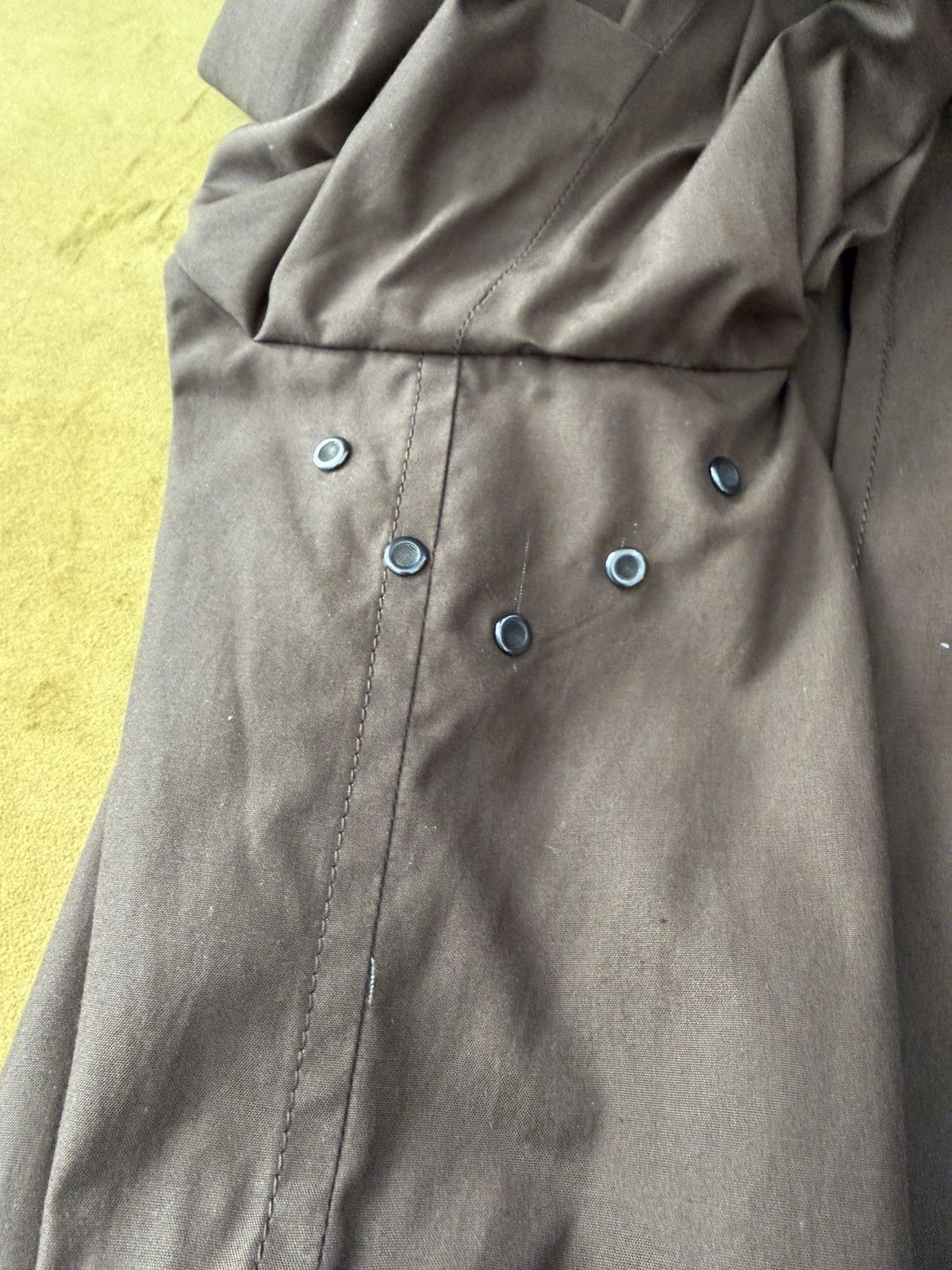 Alfred Dunhill 5K runway sample cotton/silk tobacco-brown trench, IT50, IT Size US M / EU 48-50 / 2 - 14 Thumbnail