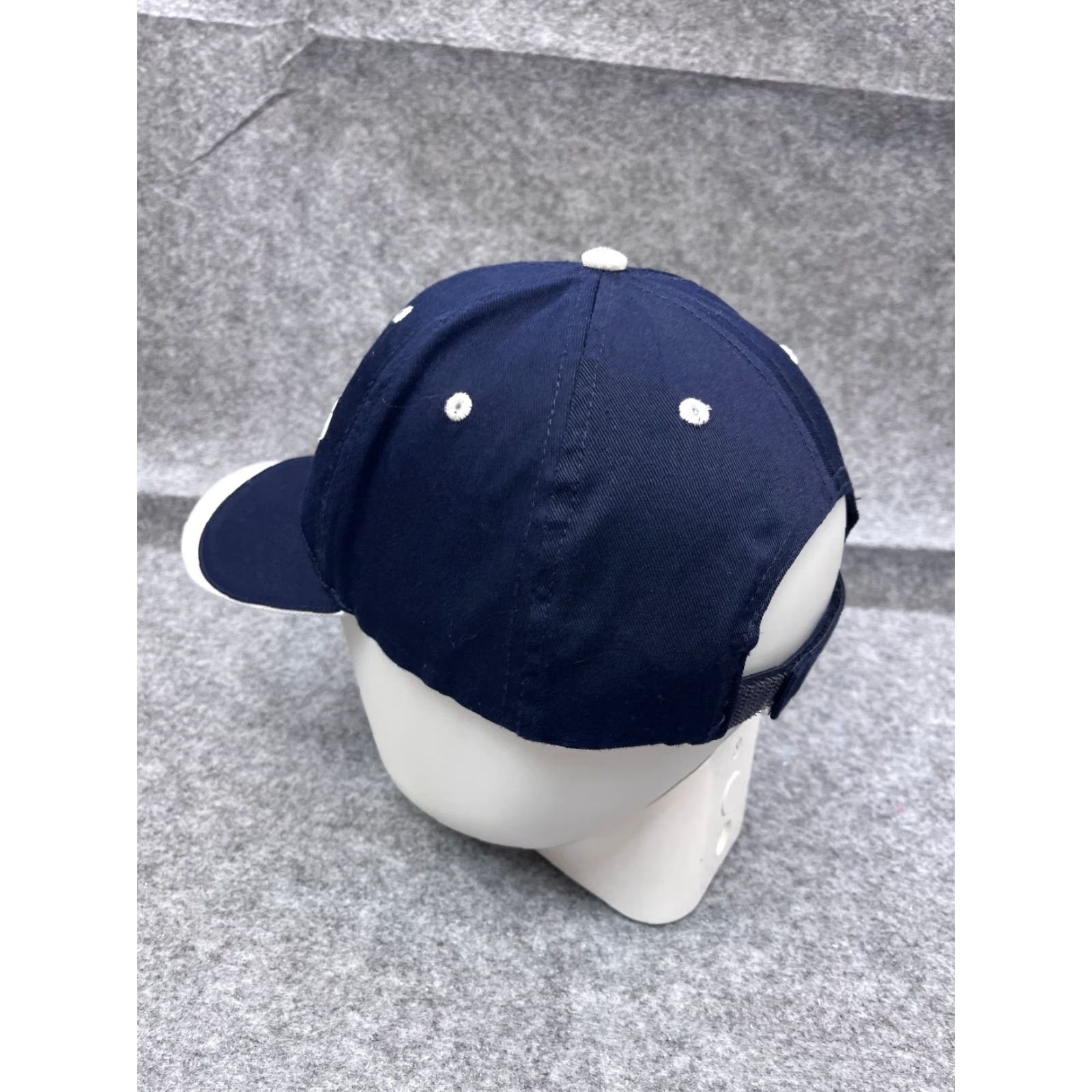 Vintage Unique Headwear Spidle Turbeco Hat Cap Adjustble One Size Adult Blue Polyester Blend Golf Hat Men Twill Logo Outdoor 90s? Size ONE SIZE - 5 Thumbnail