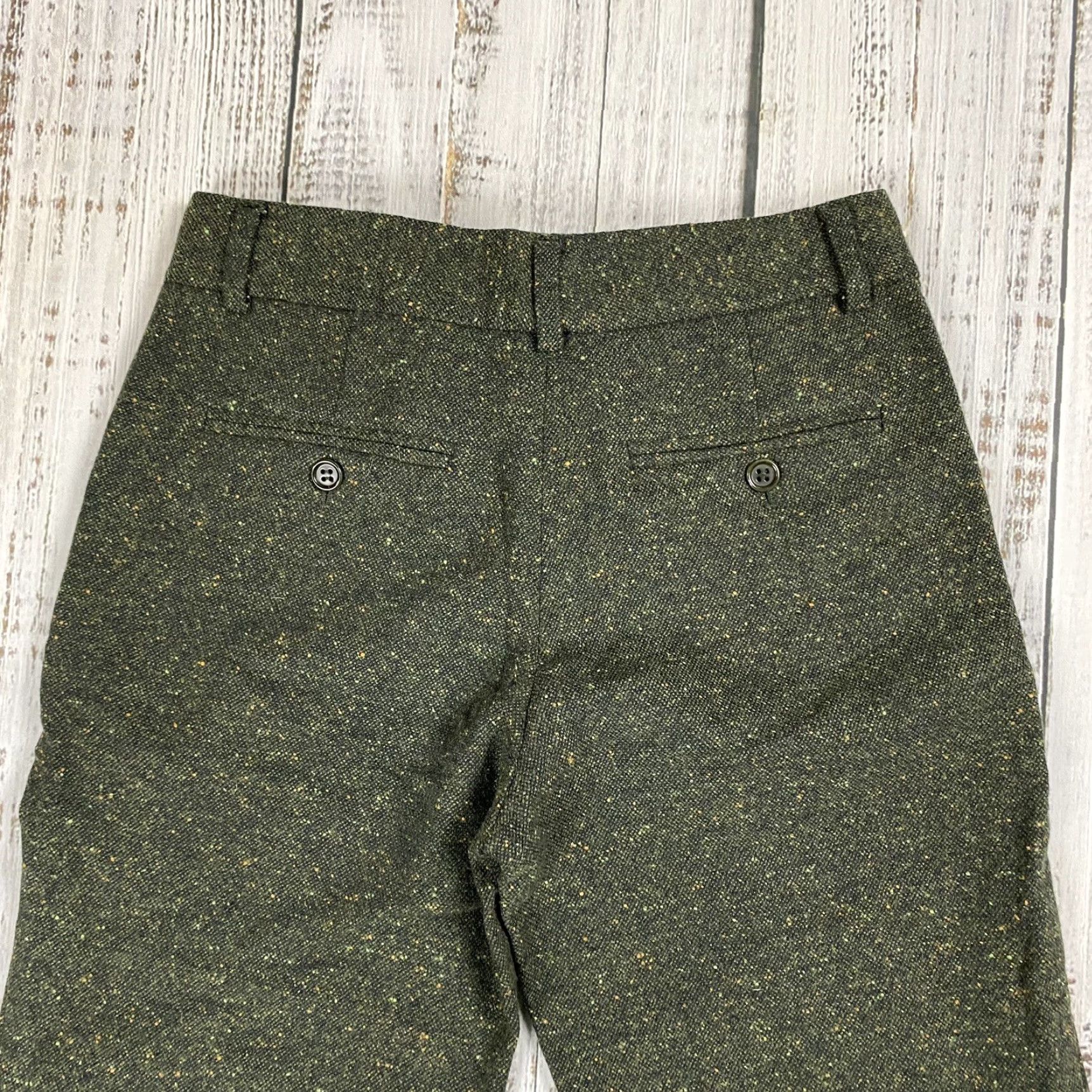 Theory THEORY DRESS PANTS Multicolor Wool Blend Tweed Wide-Leg 27 Regular Flat Front Womens Size 27" / US 4 / IT 40 - 8 Thumbnail