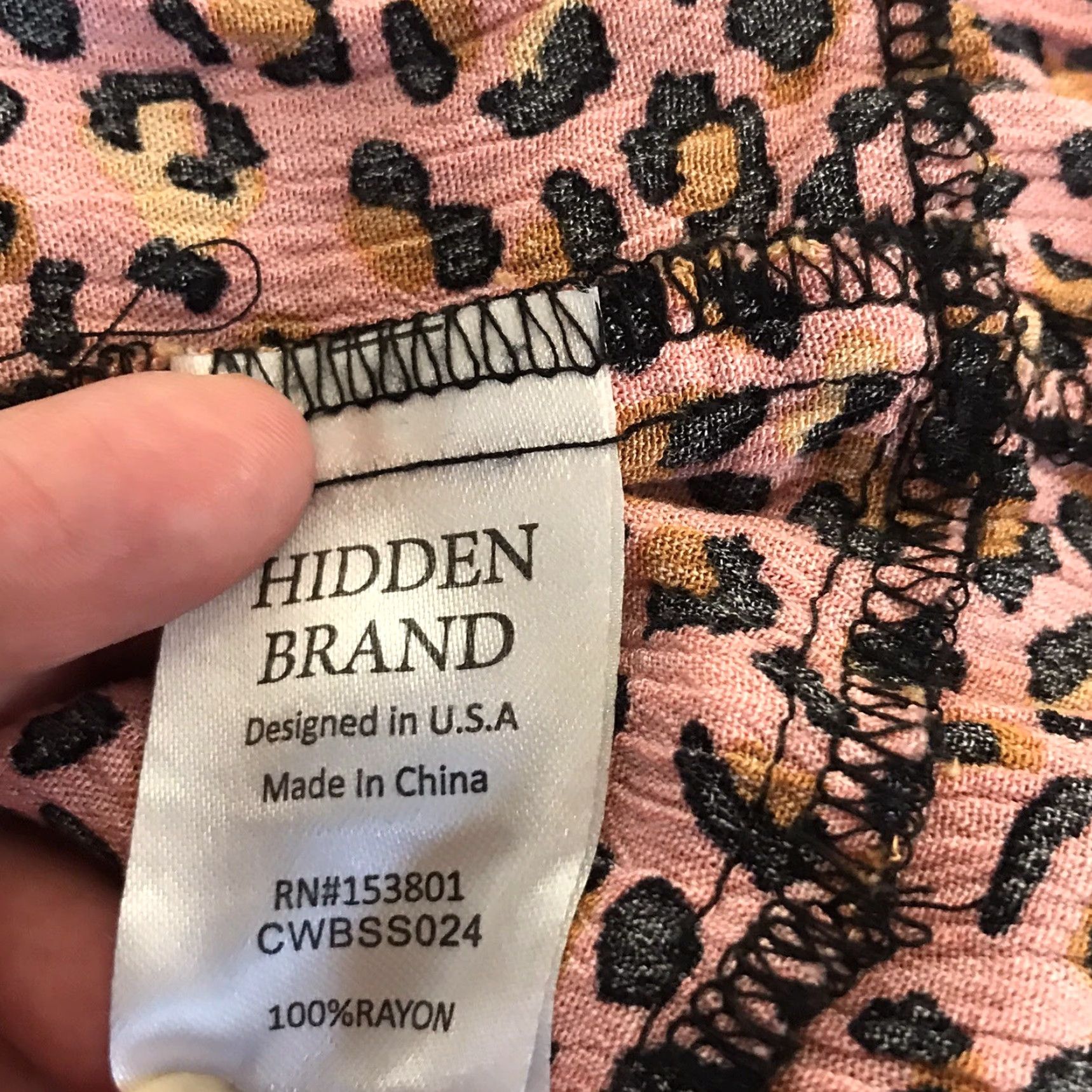 J Brand Hidden Brand Pink Animal Print Ruffle Mini Skirt Womens Size L Casual Summer Size 36" / US 14 / IT 50 - 4 Thumbnail