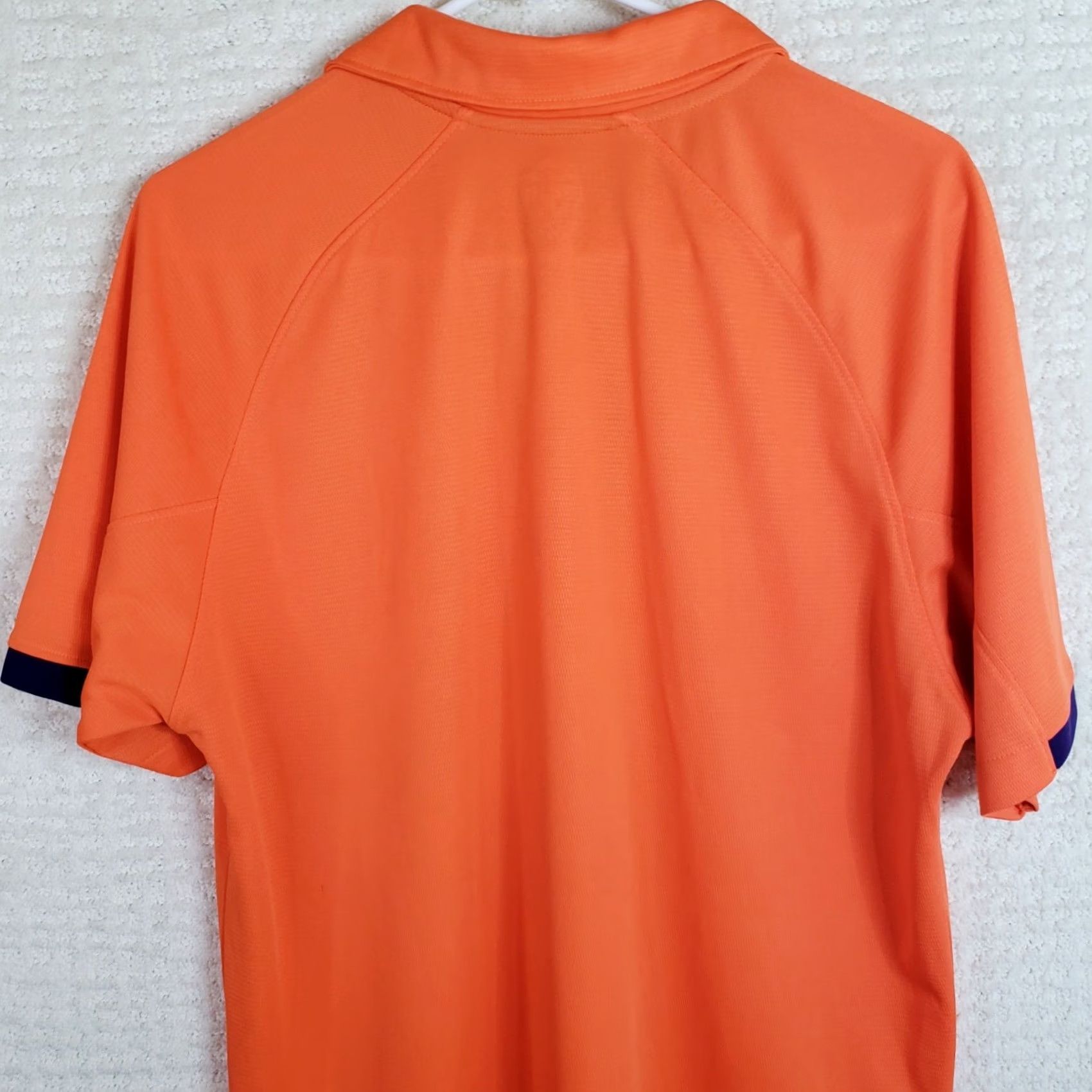 Vintage Rivalry Threads Mens M Orange Clemson Tigers Men Polo Embroidered Tiger Paw Size US M / EU 48-50 / 2 - 7 Thumbnail