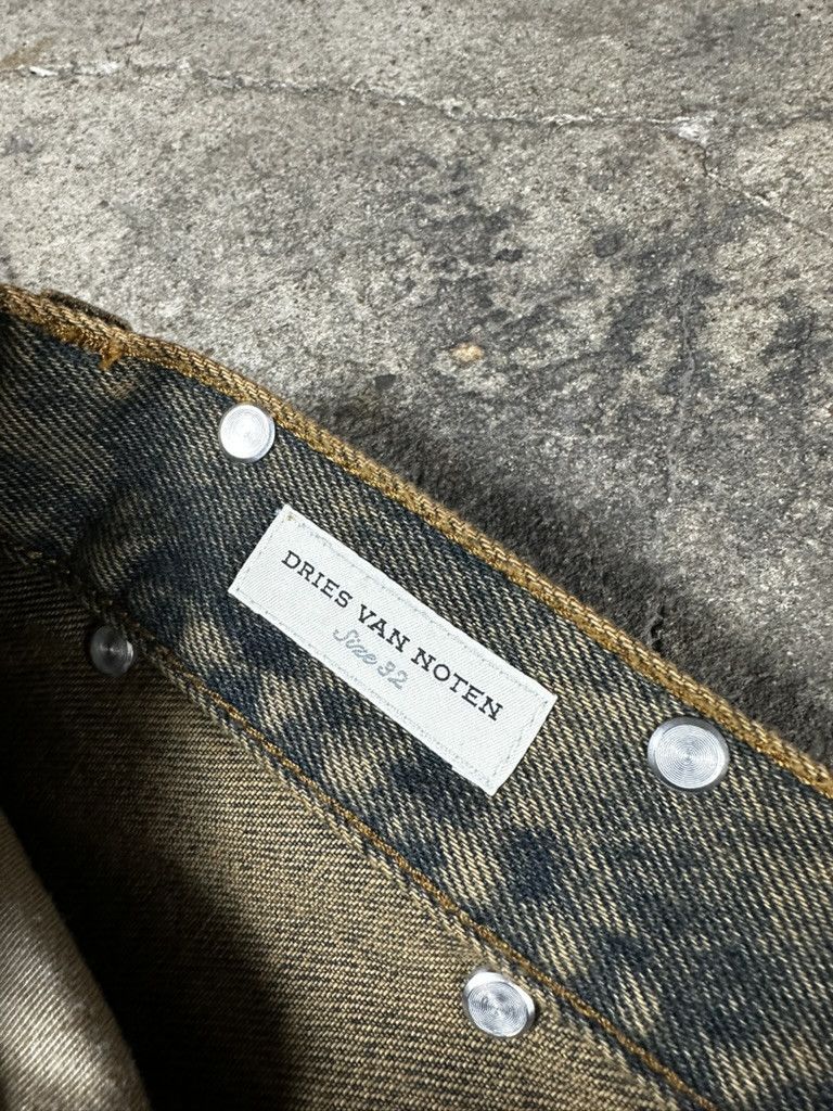 Dries Van Noten Dries Van Noten Mud Garment-Dyed Oversized Jeans Size US 32 / EU 48 - 7 Thumbnail