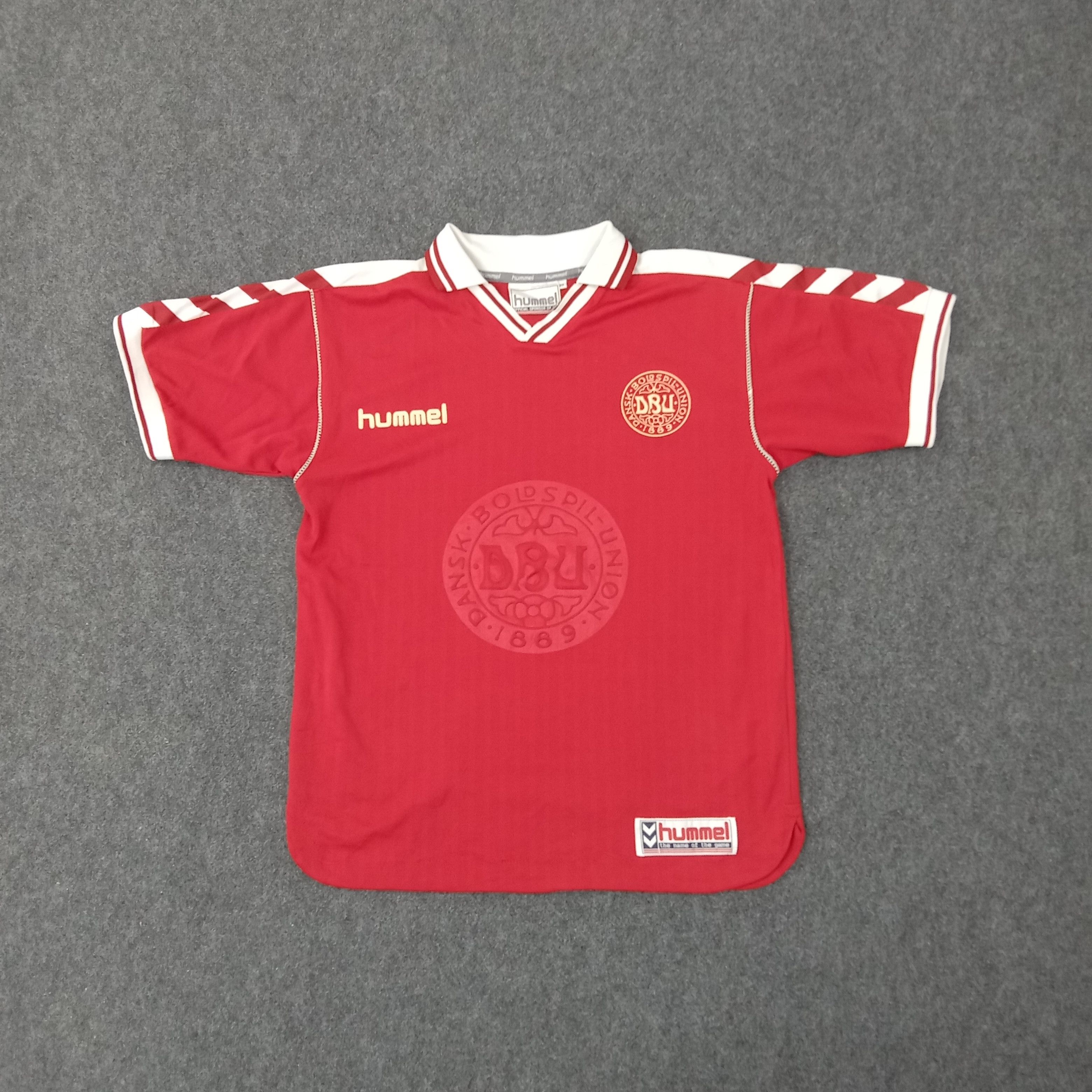 Hummel Hummel DBU Dansk Bold Pil-Union 90's Jersey C259N9 Size US M / EU 48-50 / 2 - 1 Thumbnail