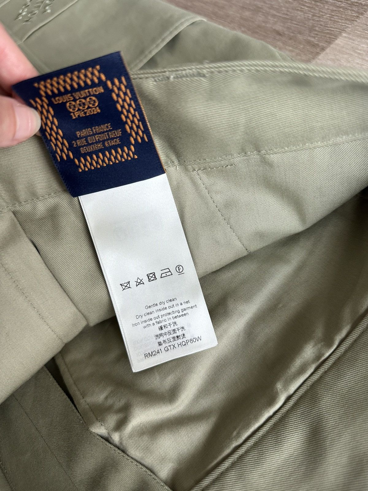 Louis Vuitton LOUIS VUITTON Green Trousers Size US 32 / EU 48 - 7 Thumbnail