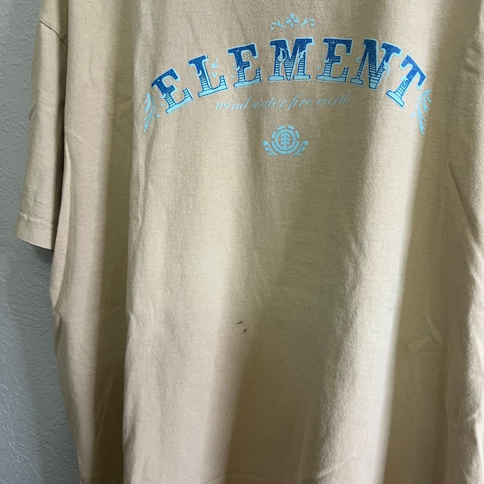 Element Y2K beige Element short-sleeved t-shirt blue Sz XL Size US XL / EU 56 / 4 - 4 Thumbnail