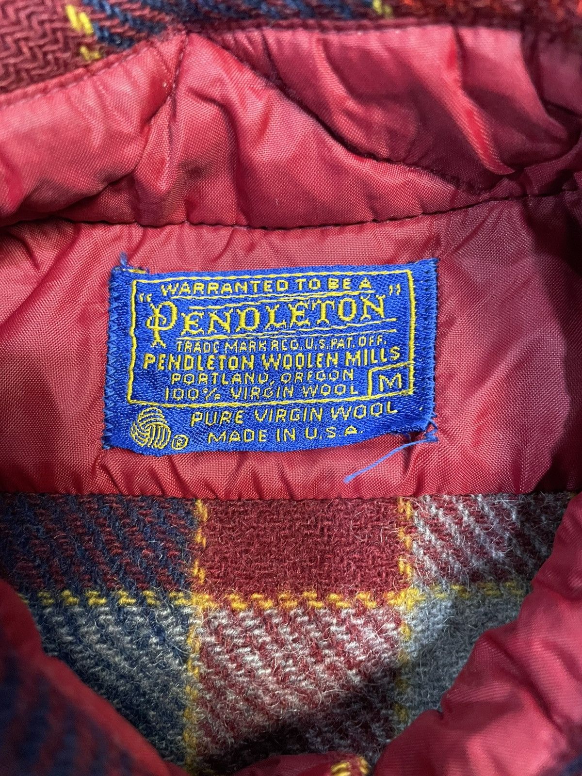 Pendleton Vintage 70s Pendleton Wool Board Button Shirt Plaid USA Size US M / EU 48-50 / 2 - 5 Thumbnail