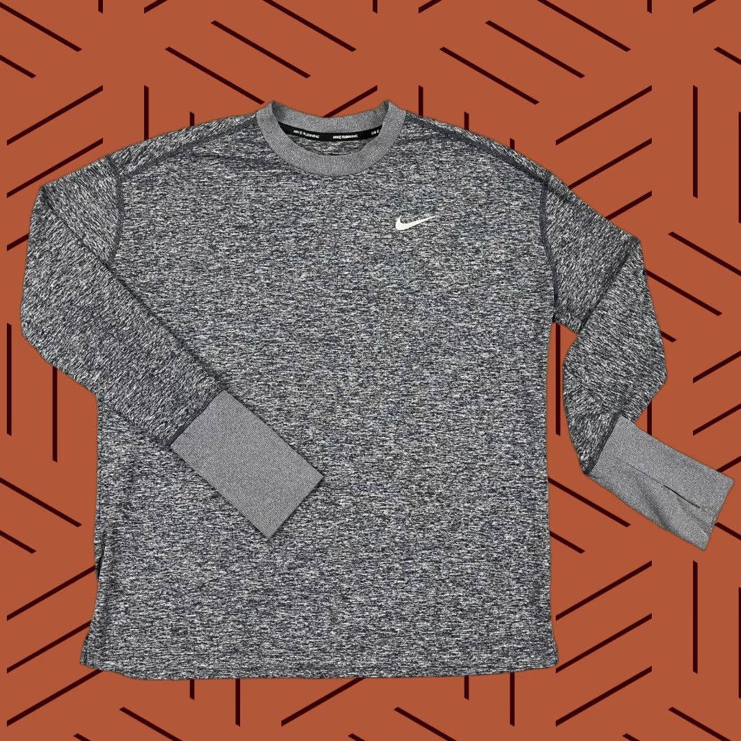Nike Nike Shirt Womens Large Element Dri-Fit Long Sleeve Running Blue Gym 928741-451 Size L / US 10 / IT 46 - 1 Thumbnail