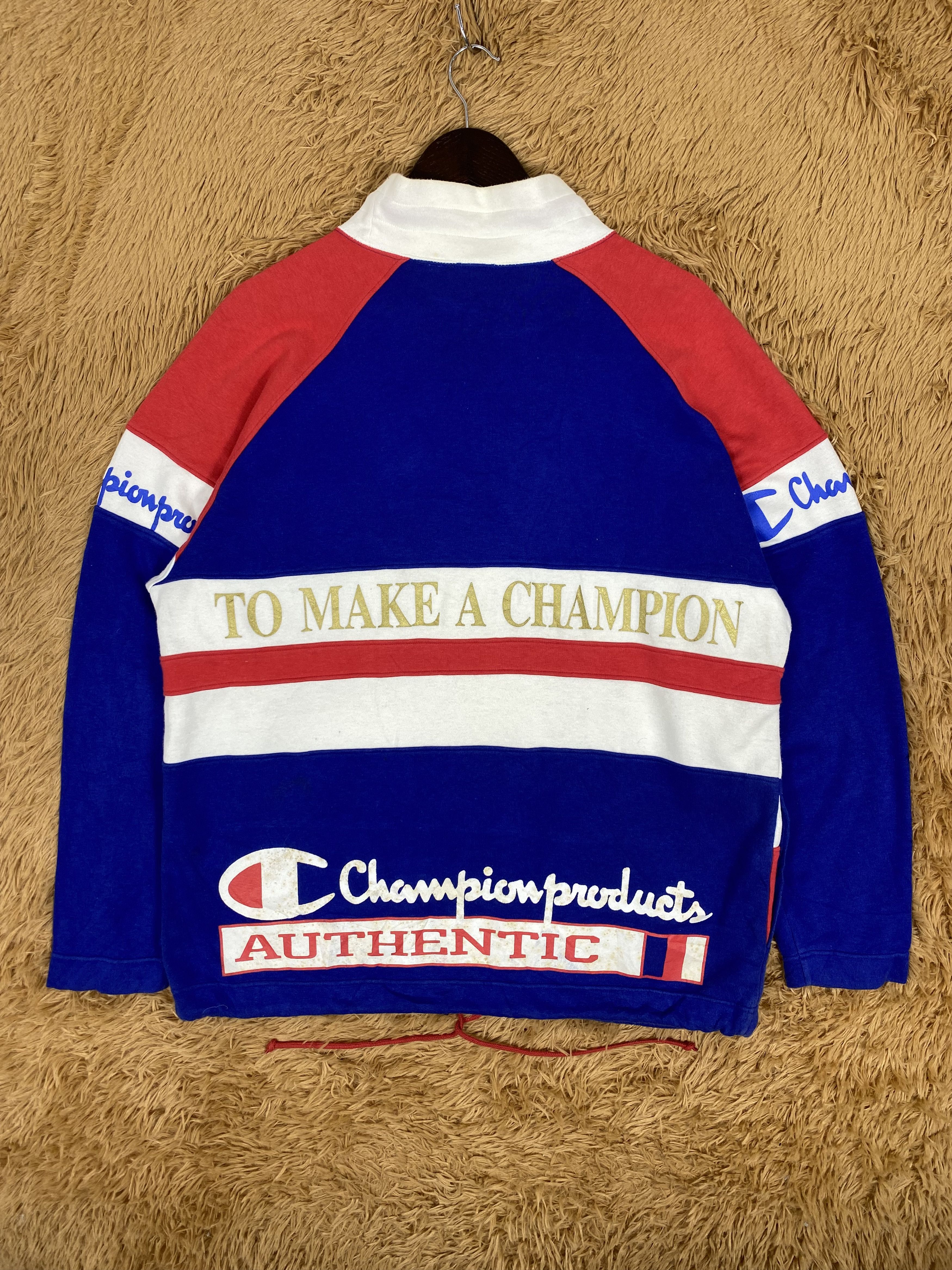 Champion Vintage Champion Big Logo Full Design Sweatshirts PS0137 Size US L / EU 52-54 / 3 - 4 Thumbnail