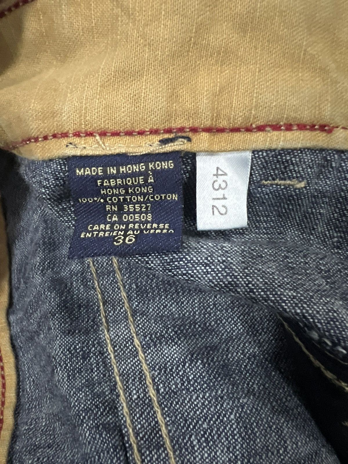 Marithe + Francois Girbaud Y2K Girbaud Baggy Oversized Carpenter Blue Denim Jeans Size US 36 / EU 52 - 11 Thumbnail