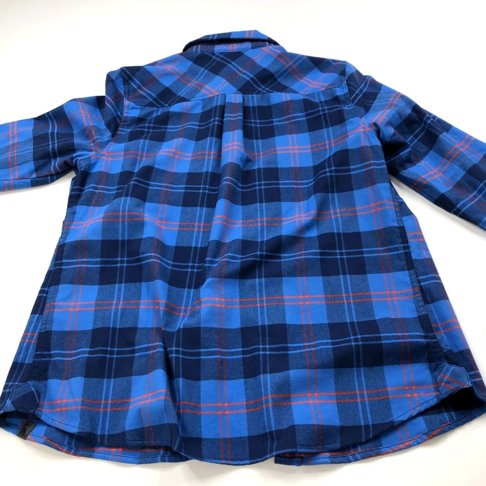 Vintage L.L. Bean Shirt Plaid Button Long Sleeve Blue MINT - Women, Regular, Flannel, Vintage? No, All Seasons, Pockets, Classic, 90s? (condensed) Size M / US 6-8 / IT 42-44 - 6 Thumbnail
