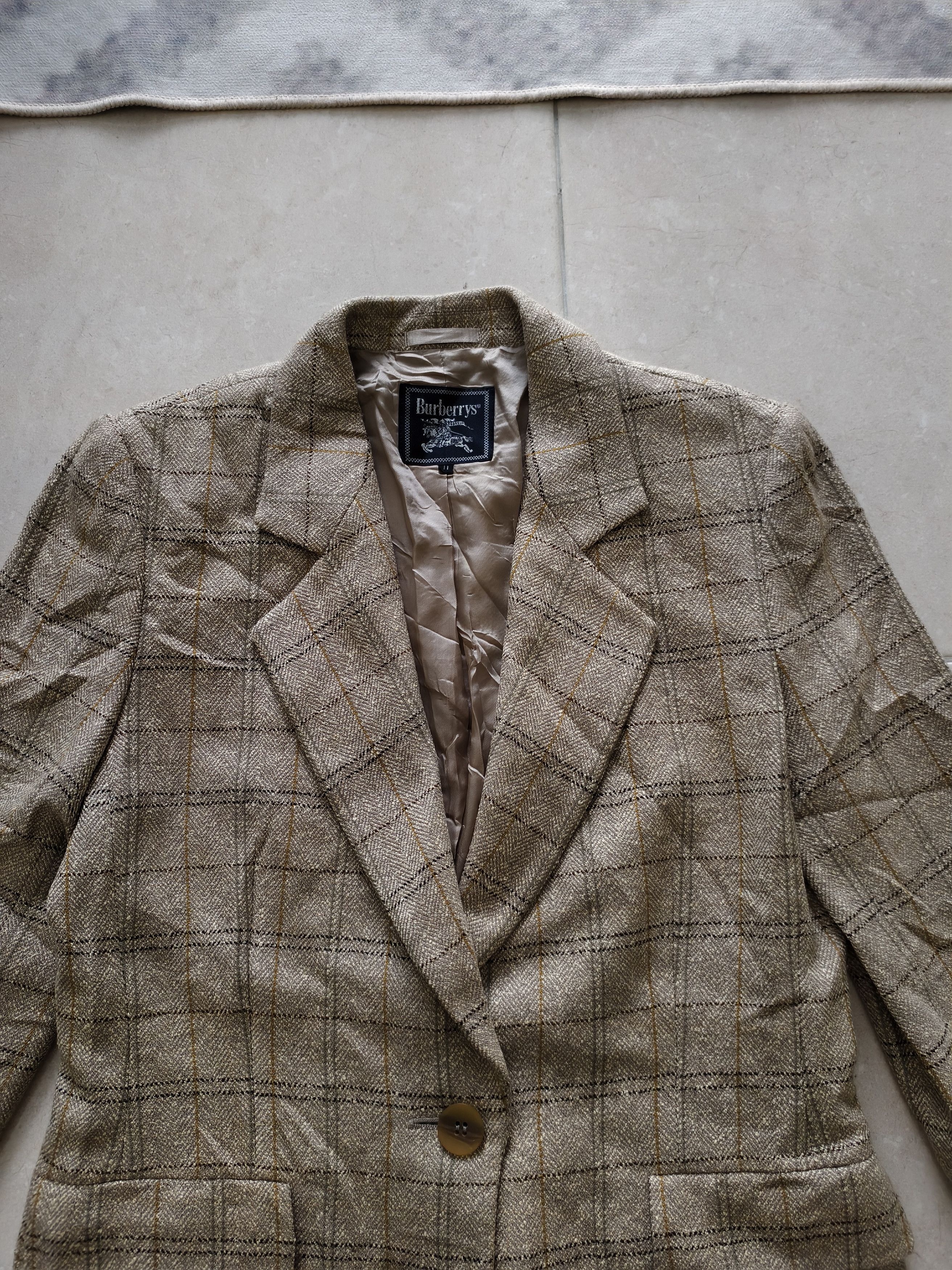 Burberry × Burberry Prorsum × Vintage 🔥STEALS🔥Very Rare Vintage Burberry Silk Lining Coat Size S / US 4 / IT 40 - 3 Thumbnail