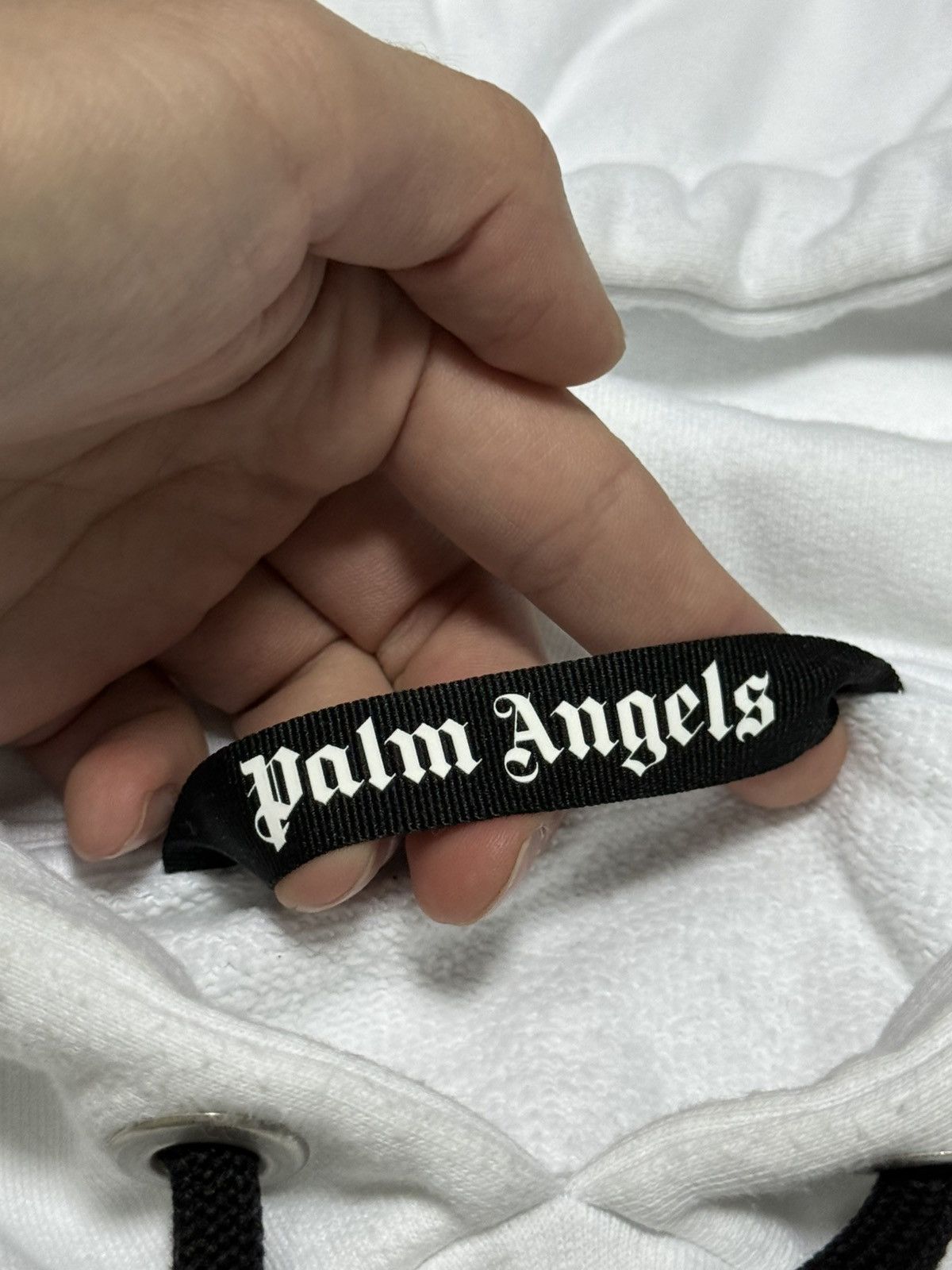 Palm Angels Palm Angels spray hoodie spell out Size US XL / EU 56 / 4 - 9 Thumbnail