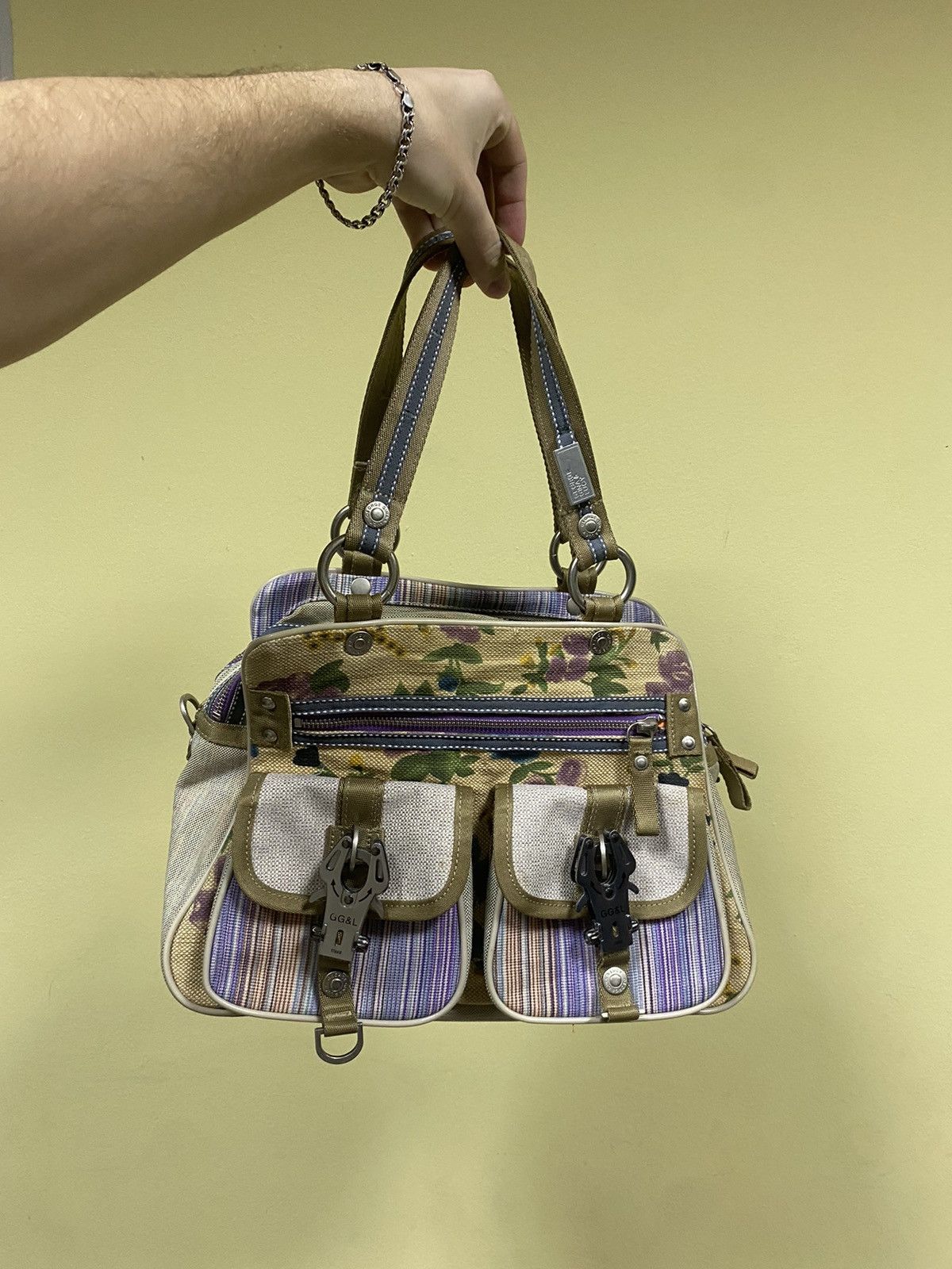 Vintage George Gina Lucy DOUBLE 2x CARABINER ALYX style GGL bag Size ONE SIZE - 2 Thumbnail