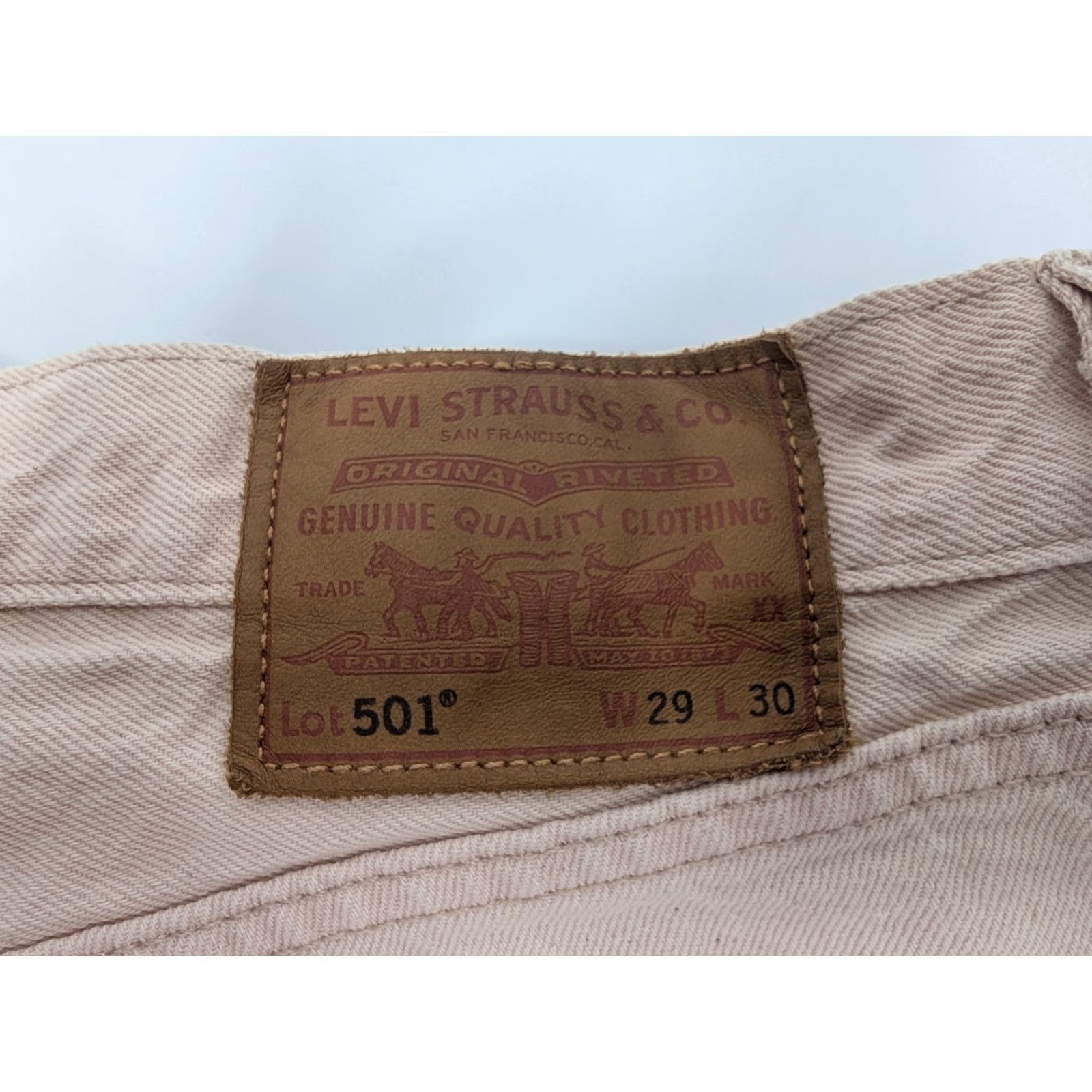 Levi's Levi’s Fresh Collection Shorts Pink 501 Button Fly Cut Off Size 29 Size US 29 - 5 Thumbnail