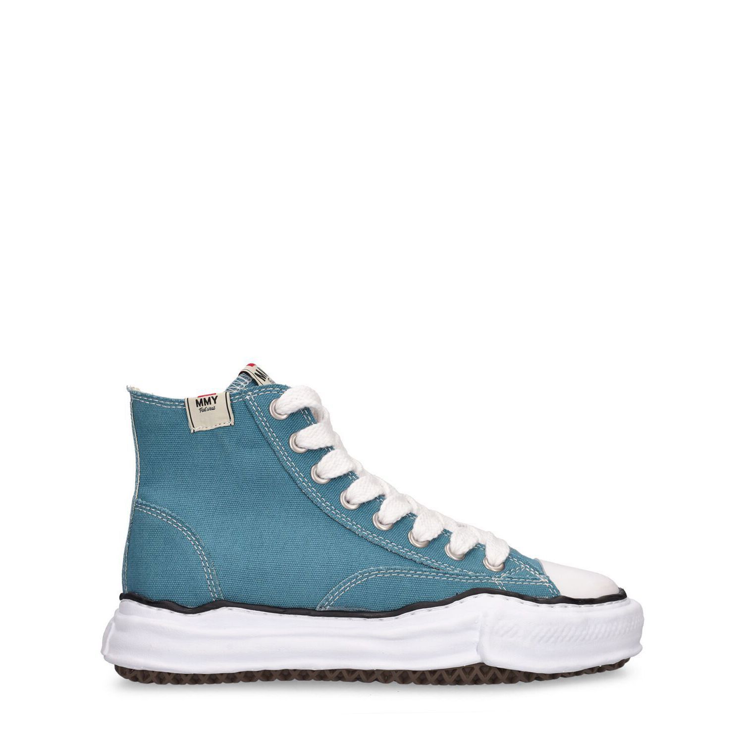 MIHARAYASUHIRO Peterson Women's Blue Canvas High Top Sneaker