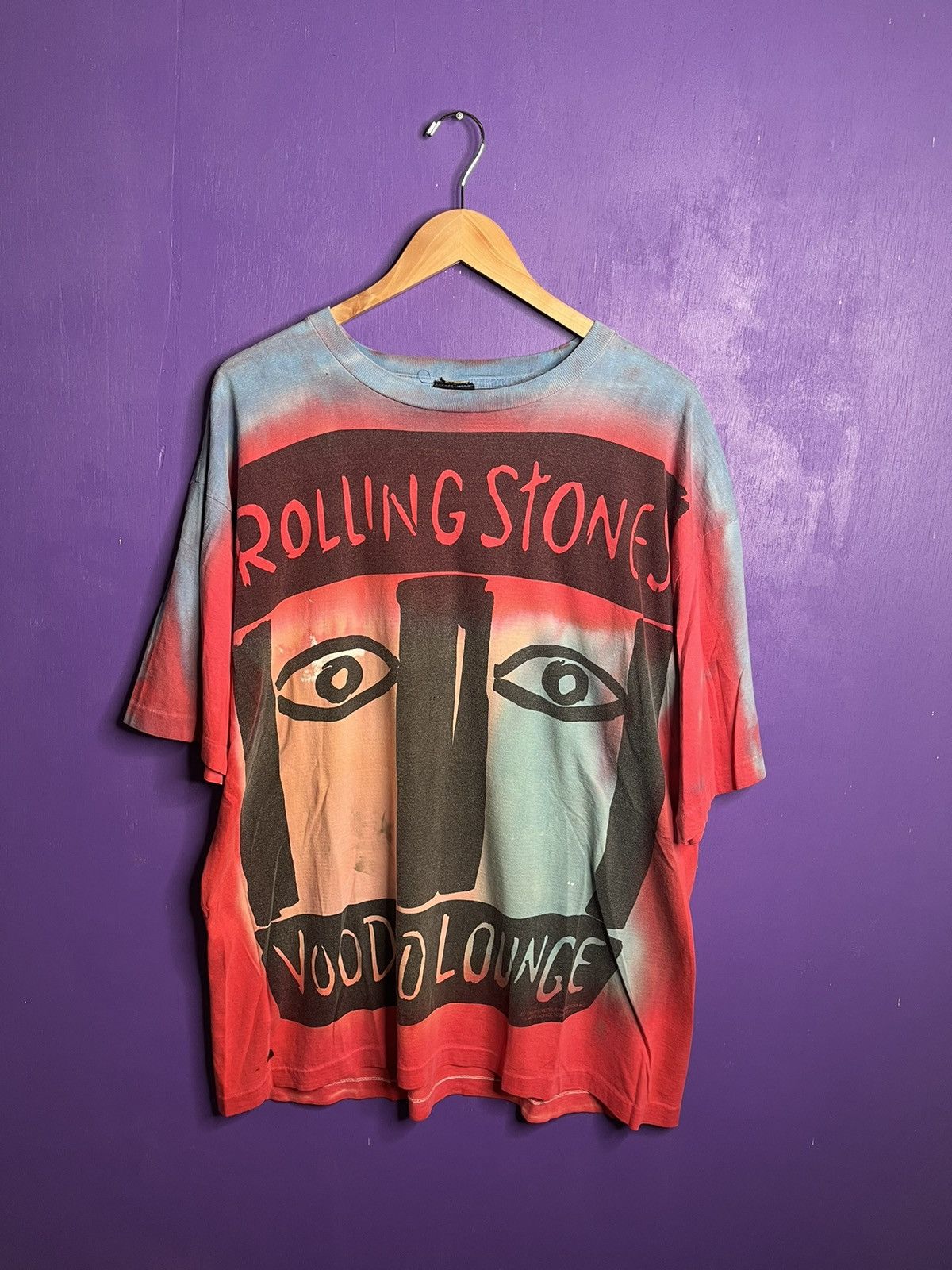 トップス 90s Rolling Stones Voodoo Lounge vintage Vintage 90s THE ROLLING STONES CONCERT T SHIRT Voodoo Lounge
