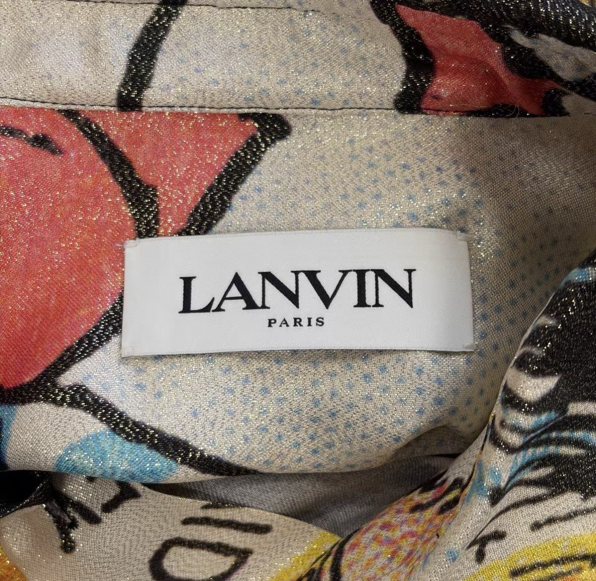 Lanvin Lanvin 20SS Nemo All-Over Print Shirt J4 Size US M / EU 48-50 / 2 - 6 Thumbnail