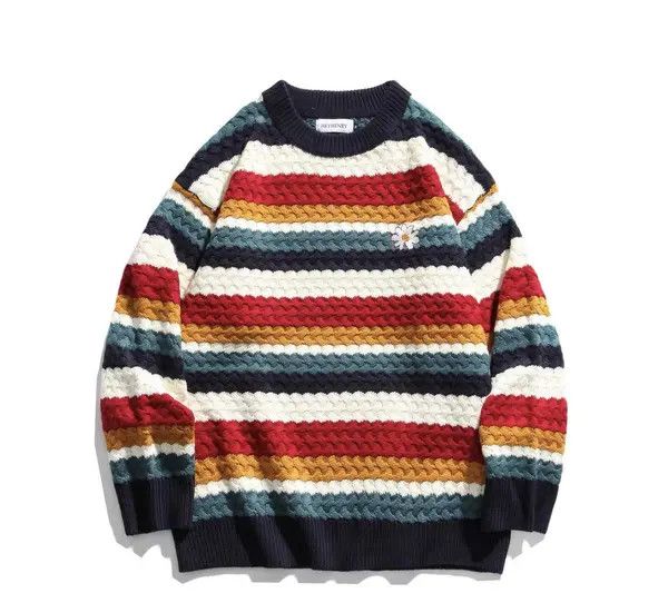 Vintage Sweater knitted Size US L / EU 52-54 / 3 - 4 Thumbnail