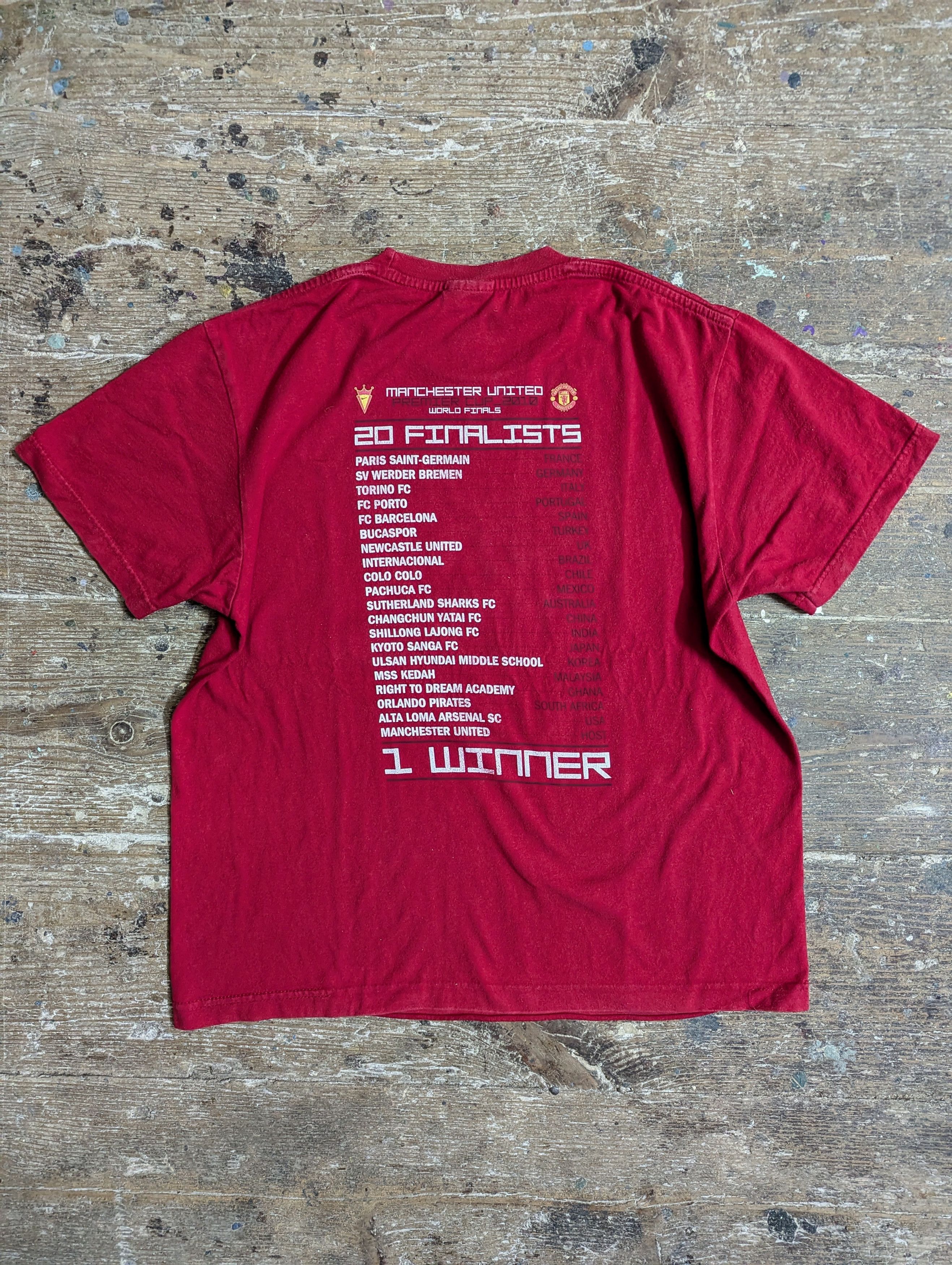 Nike 2010 Nike Manchester United Premier Cup T Shirt Size US L / EU 52-54 / 3 - 5 Thumbnail