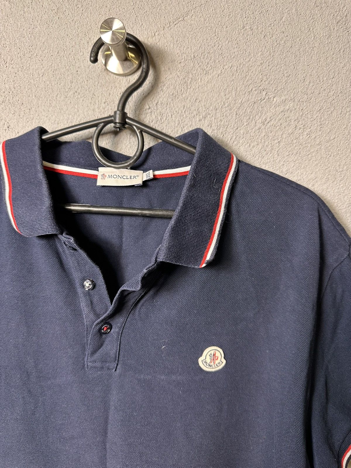 Moncler Moncler logo patch polo shirt Size US XL / EU 56 / 4 - 2 Thumbnail