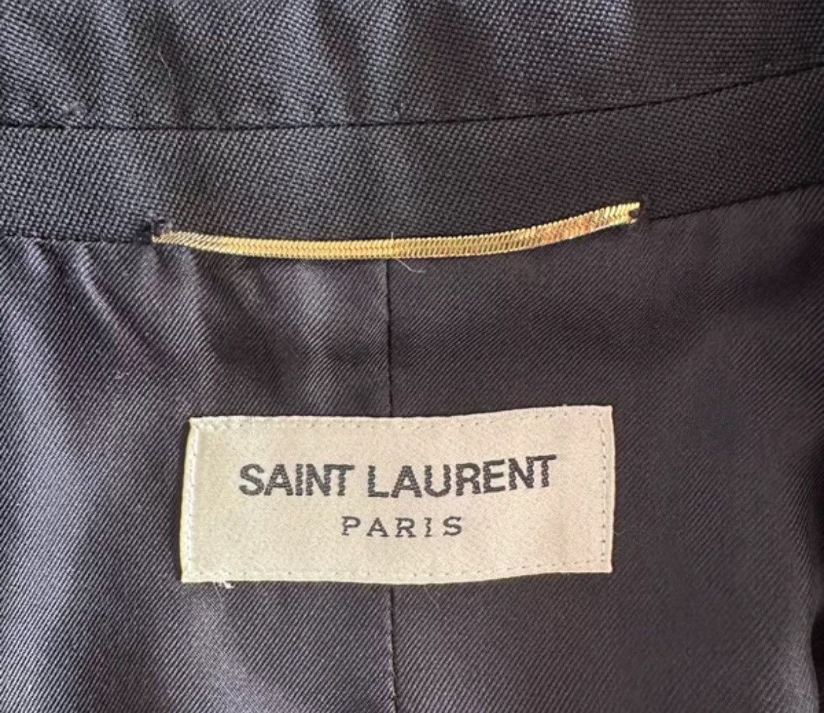 Saint Laurent Paris × Yves Saint Laurent Saint Laurent SLP 17SS black suit jacket2412-Nextarrow Size XS / US 0-2 / IT 36-38 - 6 Thumbnail