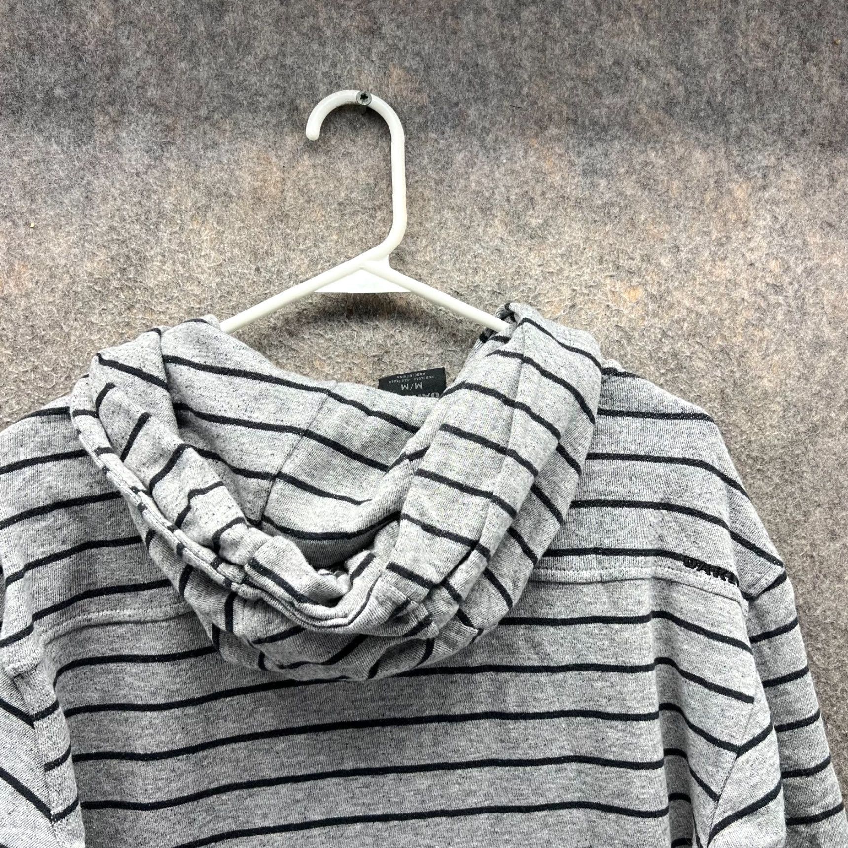 Oakley Oakley Hoodie Mens Medium Gray Full Zip Fleece Striped Jacket Cotton Sweater Size US M / EU 48-50 / 2 - 6 Thumbnail