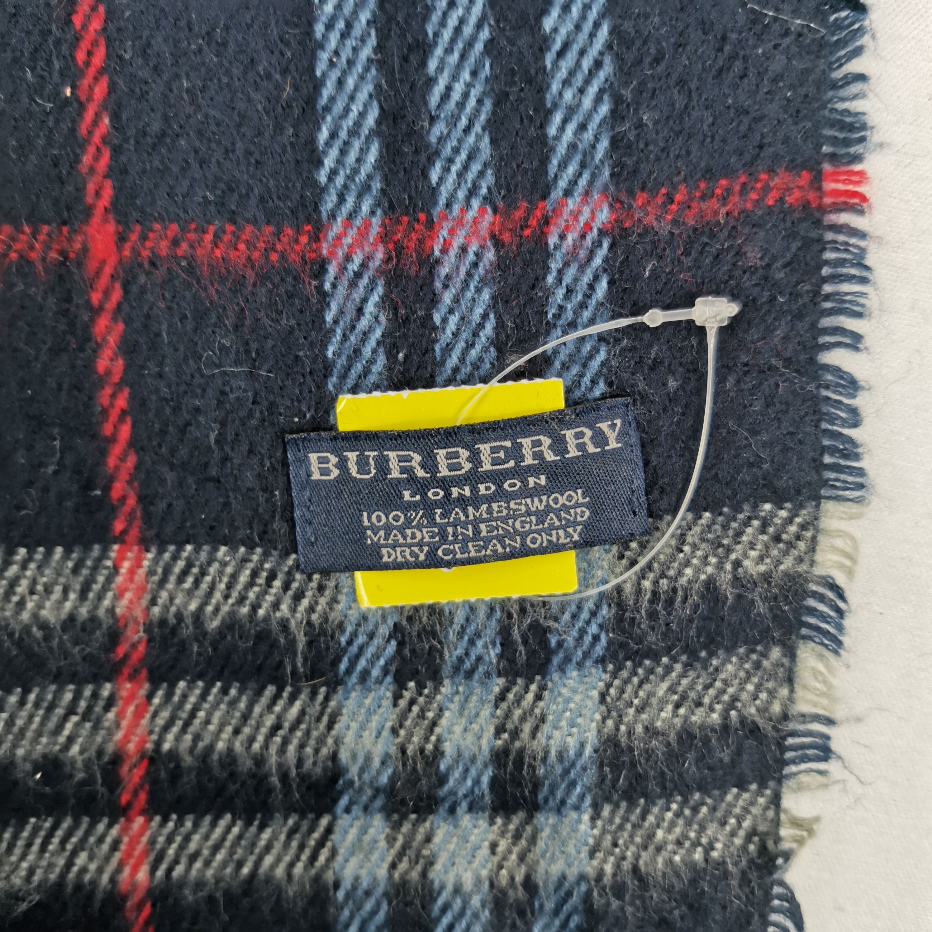 Burberry × Vintage Vintage BURBERRY Scarf Wool Cashmere Scarves. Size ONE SIZE - 4 Thumbnail