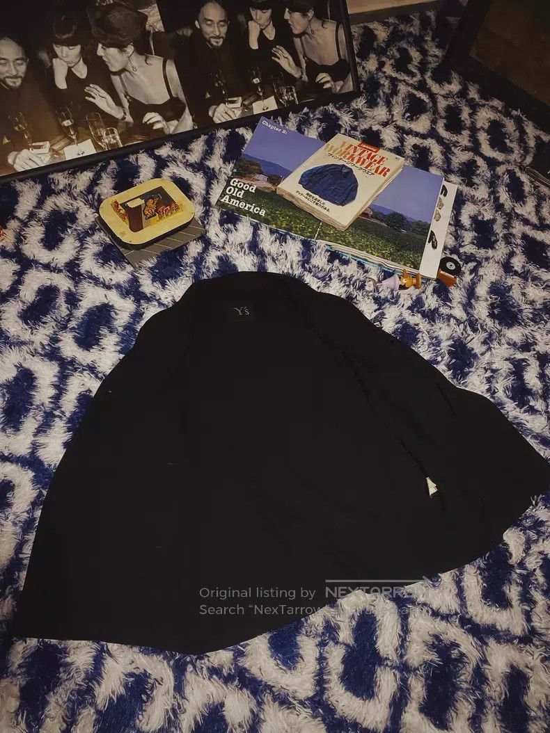 Yohji Yamamoto Yohji Yamamoto Black Minimalist Coat Jacket Size US S / EU 44-46 / 1 - 2 Thumbnail
