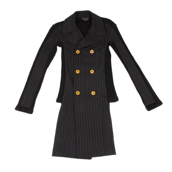 Comme des Garcons Comme des Garcons Dark gray vintage striped double-breaste Size M / US 6-8 / IT 42-44 - 2 Thumbnail