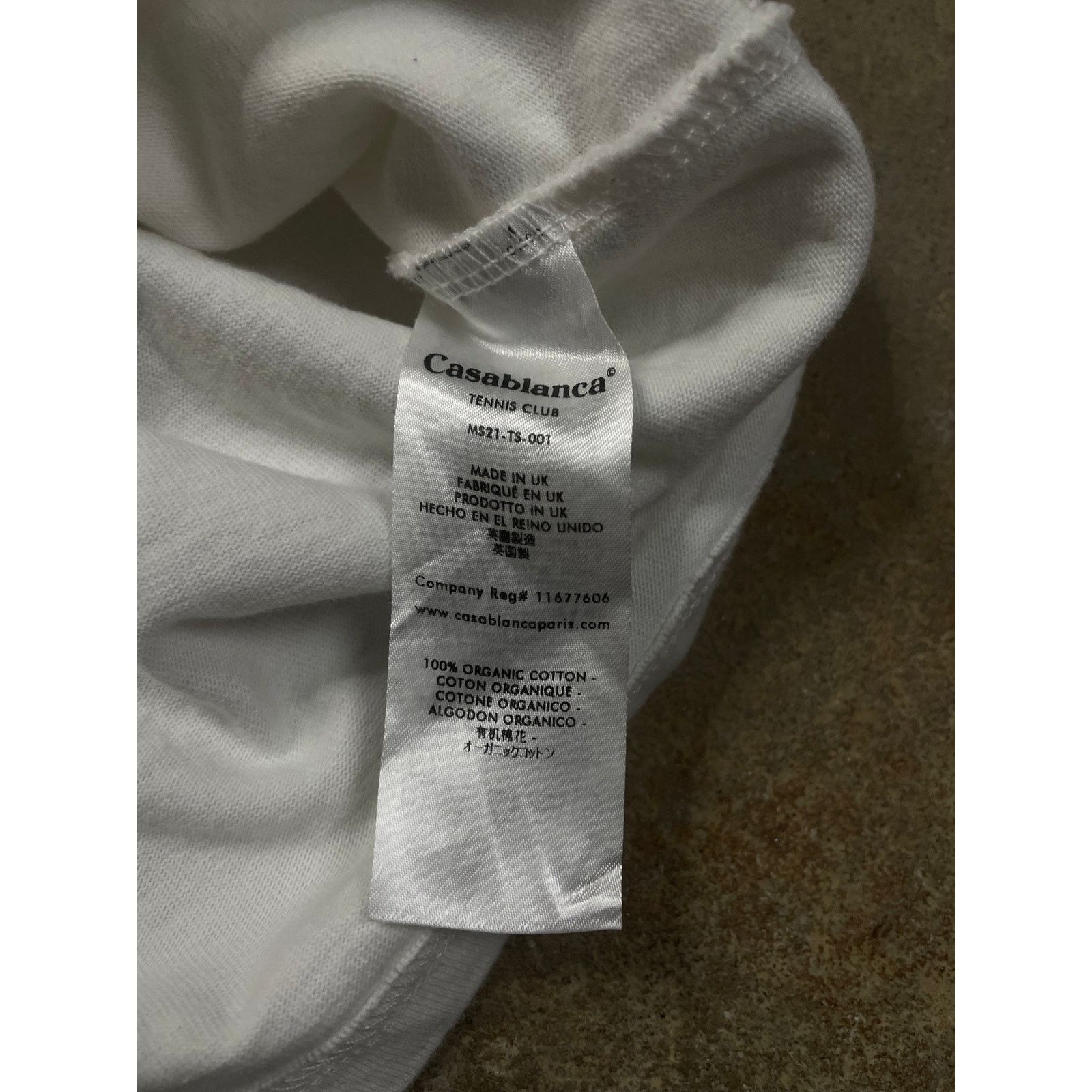 Casablanca Casablanca Tennis Club Tee Used Small Size US S / EU 44-46 / 1 - 4 Thumbnail