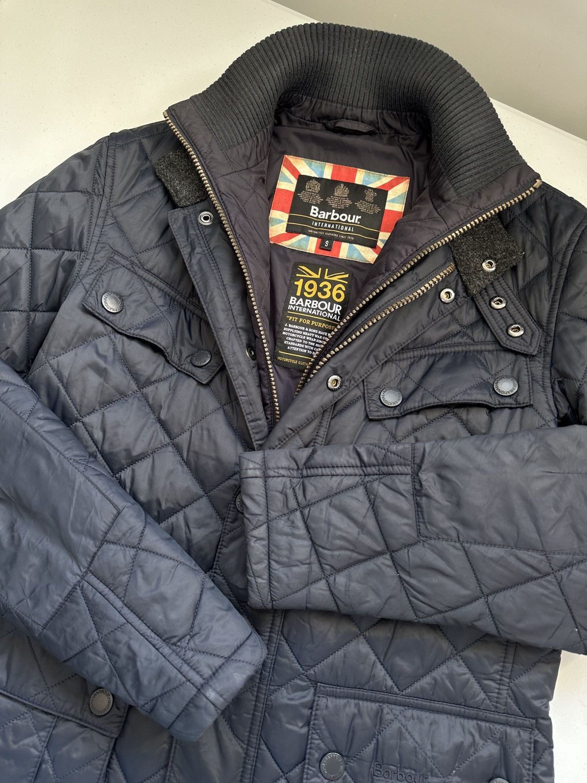 Barbour Barbour International Windshield Quilted Jacket Size US S / EU 44-46 / 1 - 11 Thumbnail
