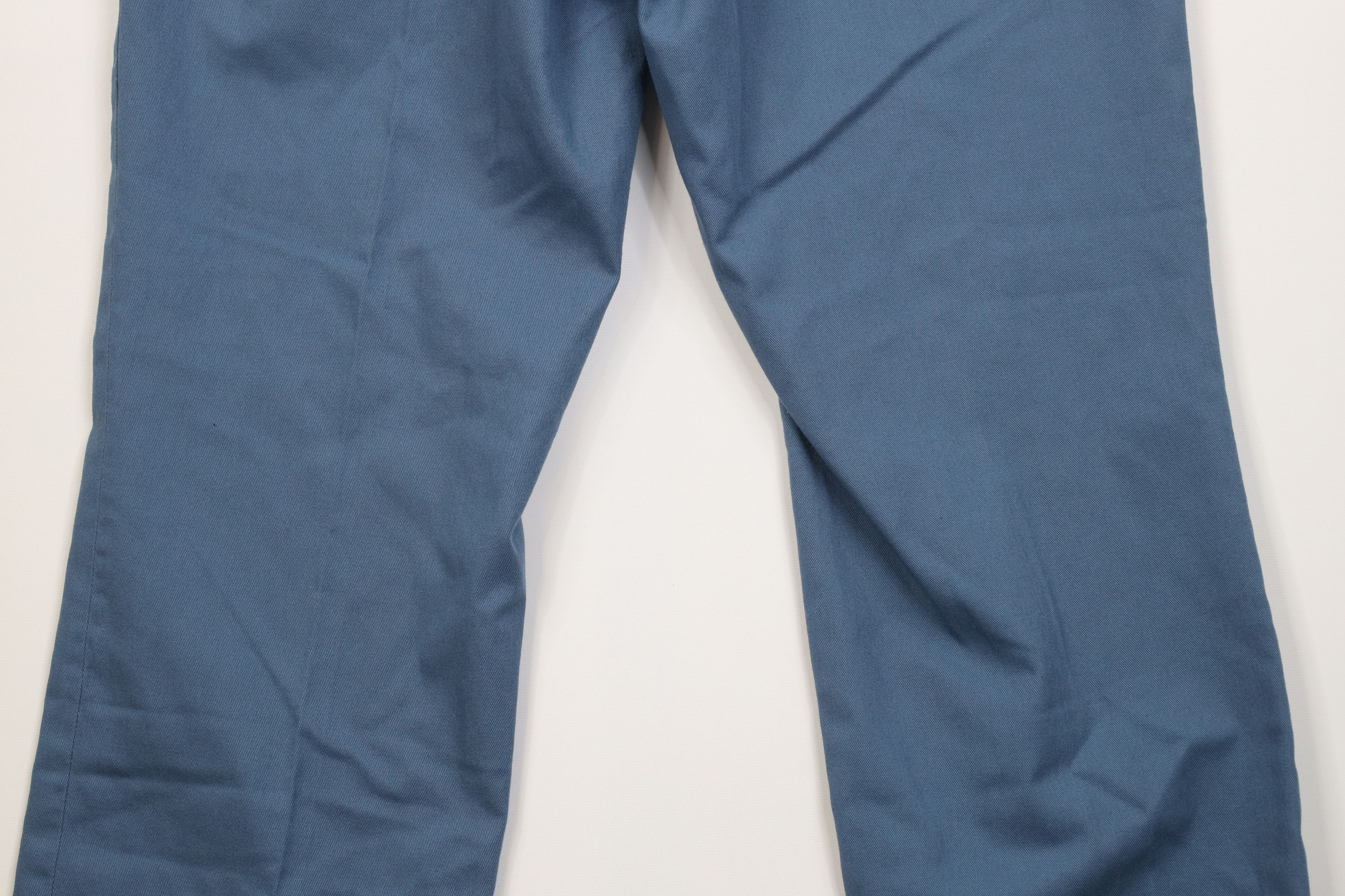 Vintage Vintage 70s Streetwear Wide Leg Chino Pants Light Blue Size US 36 / EU 52 - 11 Thumbnail