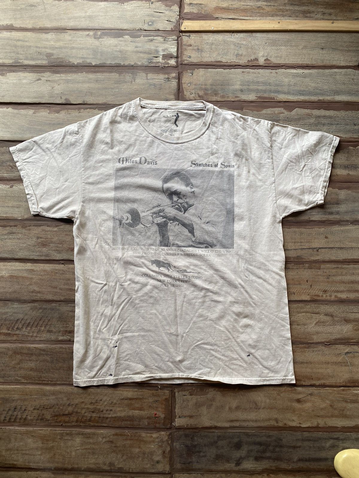 Band Tees × Vintage Vintage Miles Davis T Shirts Size US L / EU 52-54 / 3 - 1 Thumbnail