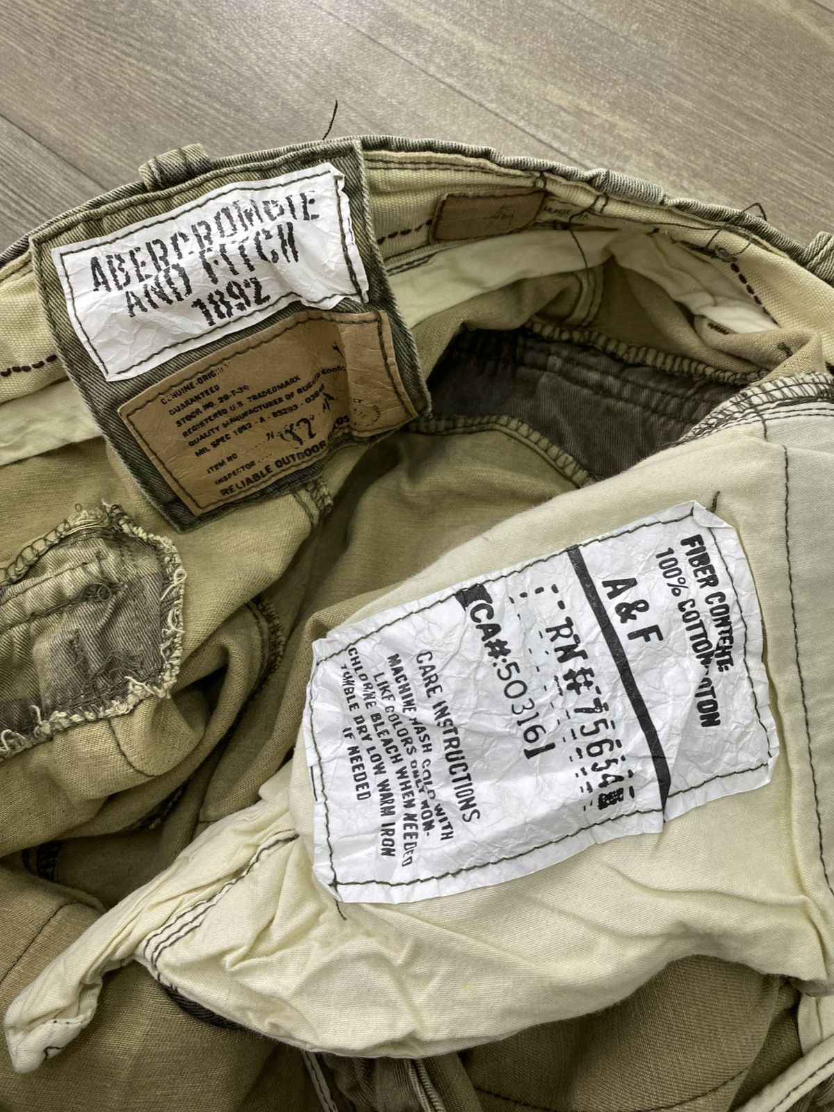 Hysteric Glamour 2000s Abercrombie & Fitch Punk Lgb Military Bondage Pants Size US 33 - 10 Thumbnail