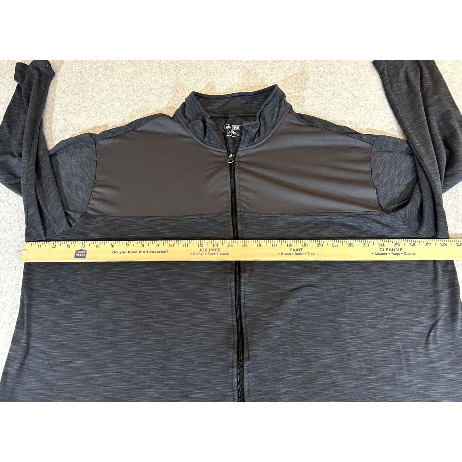 Adidas Adidas Jacket Men 3XL Gray Full Zip Golf Lightweight Stretch Athletic Windbreaker Short Sleeve Colorblock Logo 90s? Size US XXL / EU 58 / 5 - 3 Thumbnail