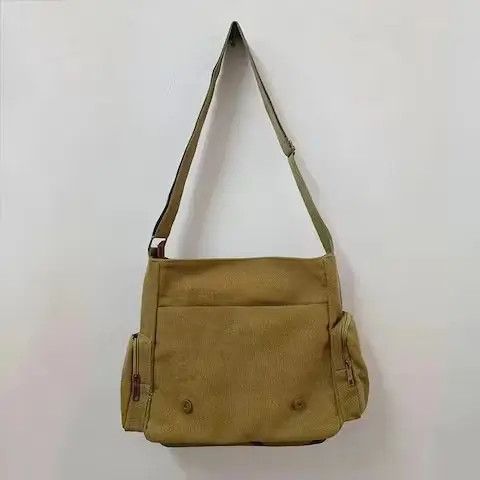 Anime Cartoon Totoro Canvas Messenger Bag Size ONE SIZE - 4 Thumbnail