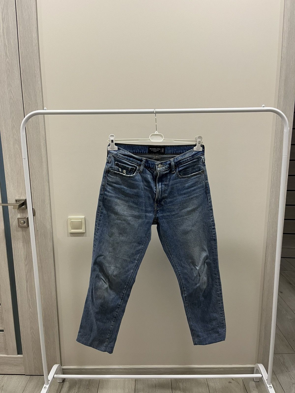 If Six Was Nine Vintage Abercrombie Jeans Loose Fit Y2K Blue Straight Size US 32 / EU 48 - 1 Thumbnail
