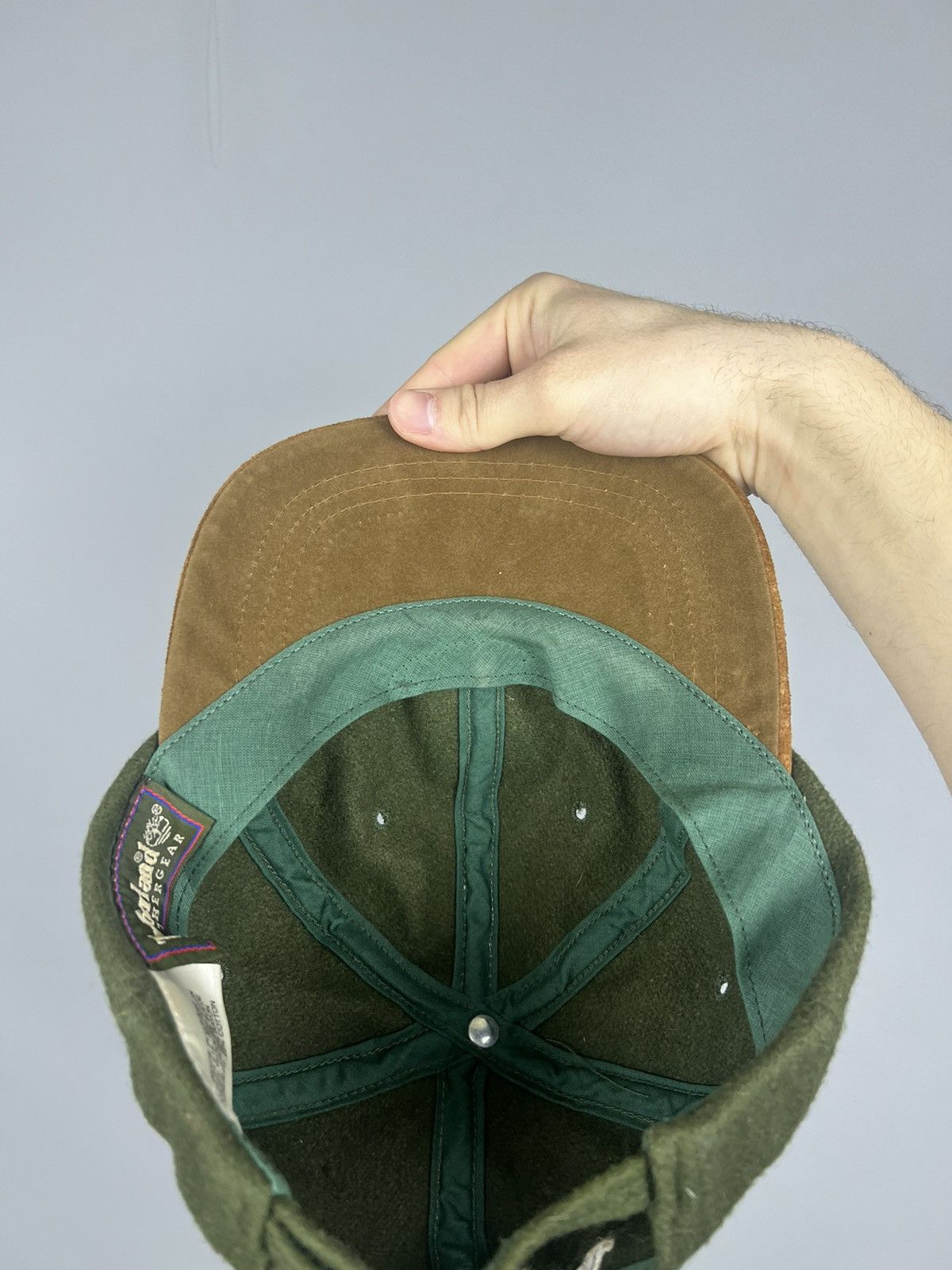 Timberland Rare vintage Timberland wool cap green/brown Size ONE SIZE - 5 Thumbnail