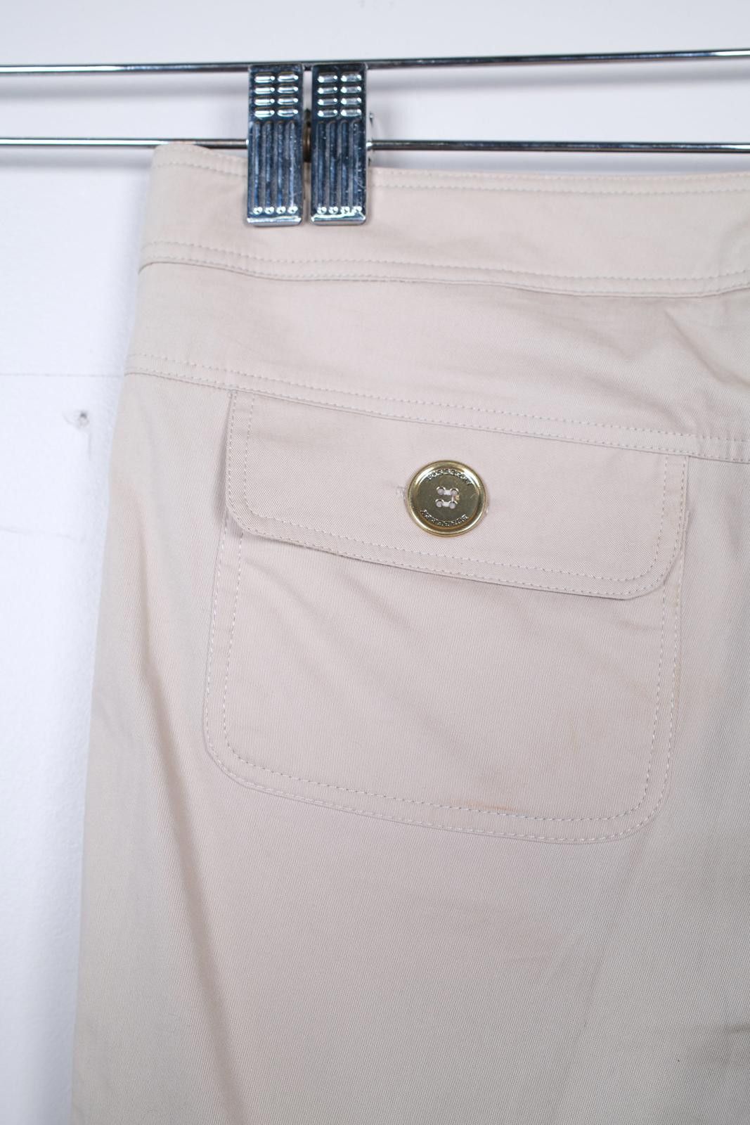 Other 00's Burberry London Gold Accent Straight-Leg-Pant Size 26" / US 2 / IT 38 - 4 Thumbnail