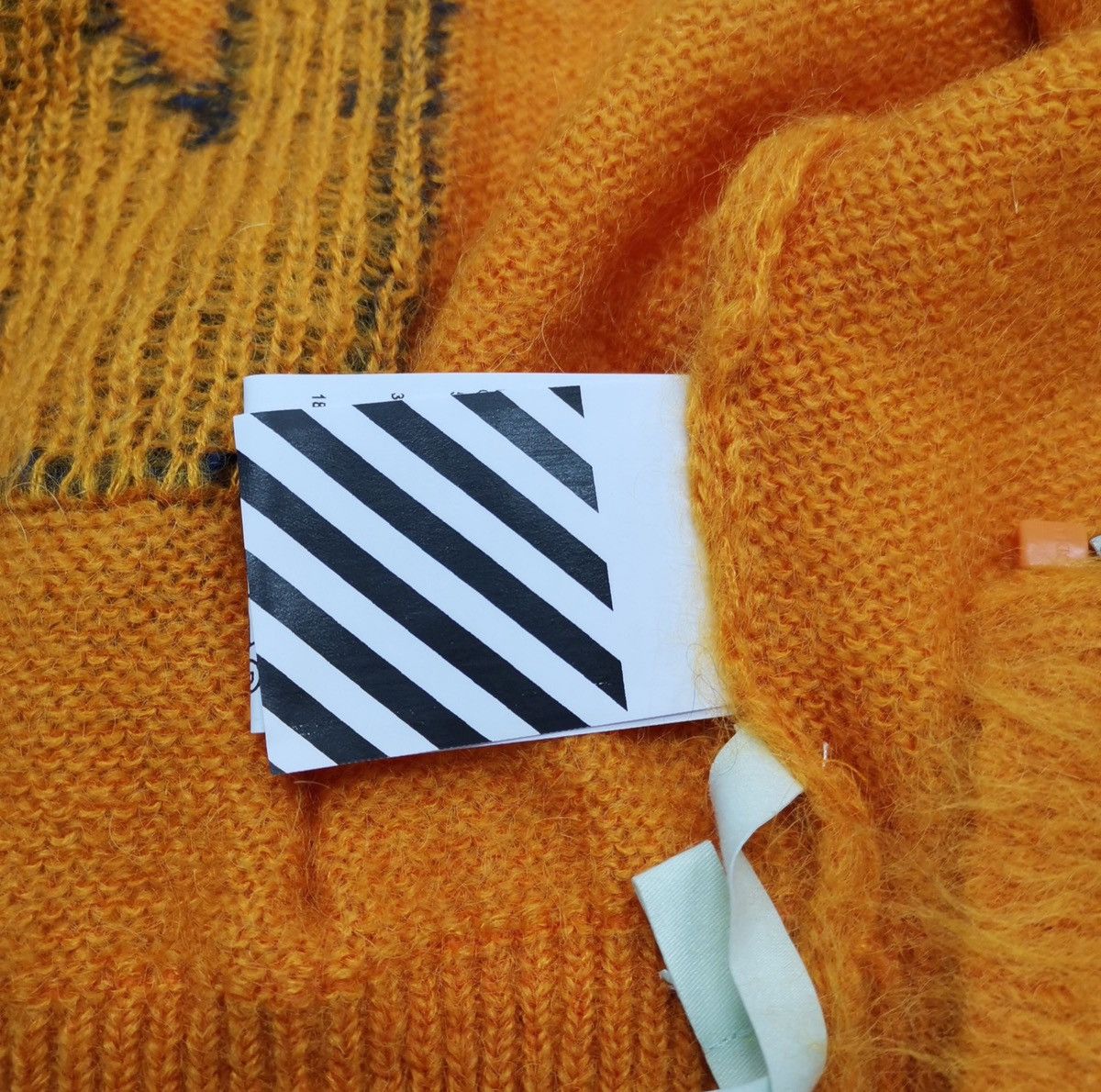 Off-White OFF-WHITE Brushed Arrows Mohair Zip Up Hoodie Size US XS / EU 42 / 0 - 7 Thumbnail