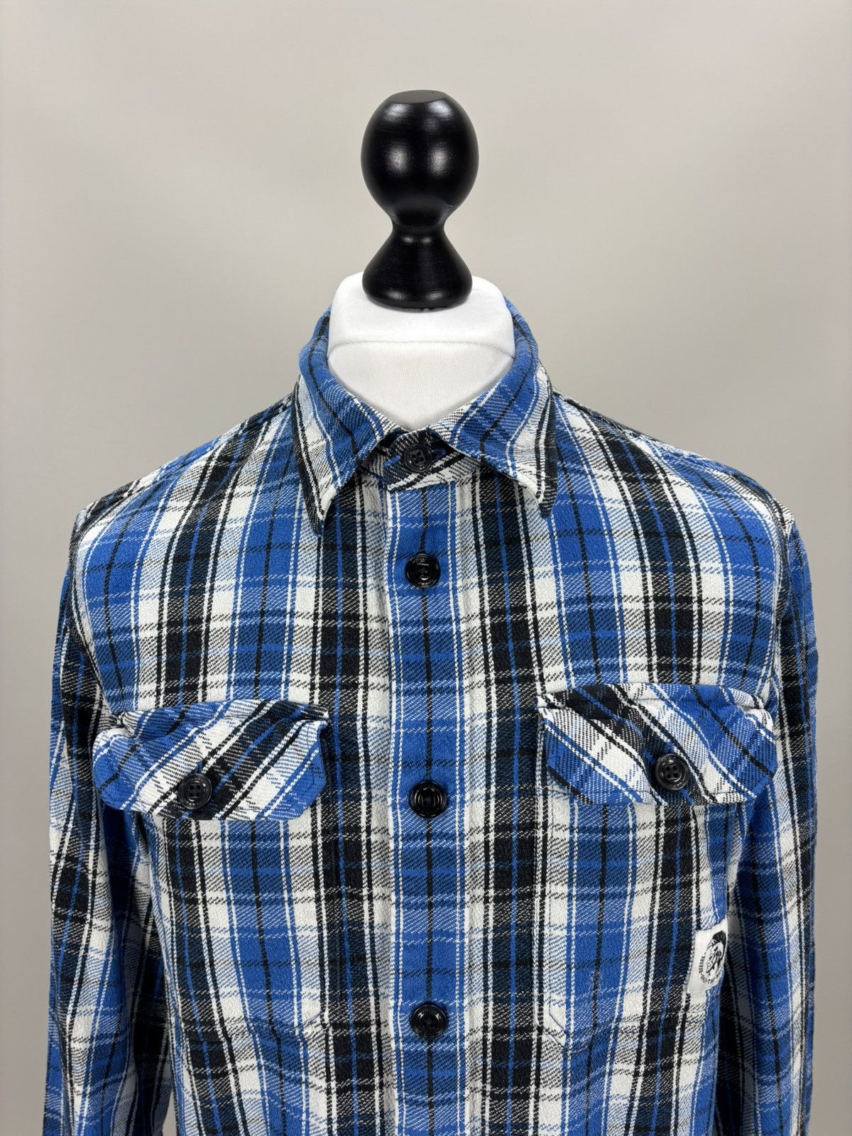 Diesel Mens jacket shirt Diesel Size L Color Blue Size US L / EU 52-54 / 3 - 3 Thumbnail