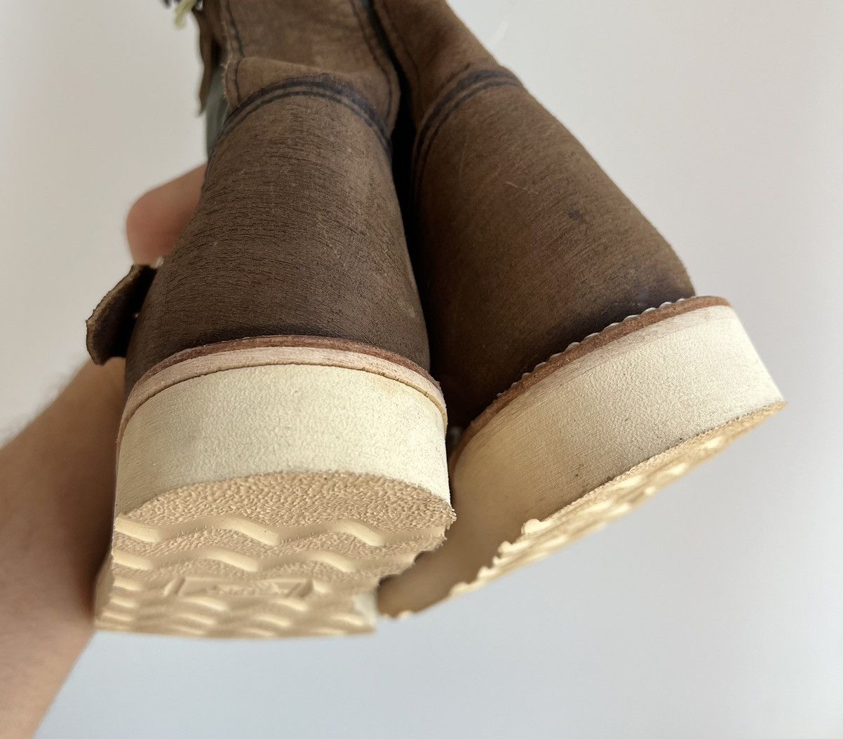 Red Wing × Vintage Vintage Red Wing 2980 Suede Brown Boots Shoes Size US 5 / EU 37 - 12 Thumbnail