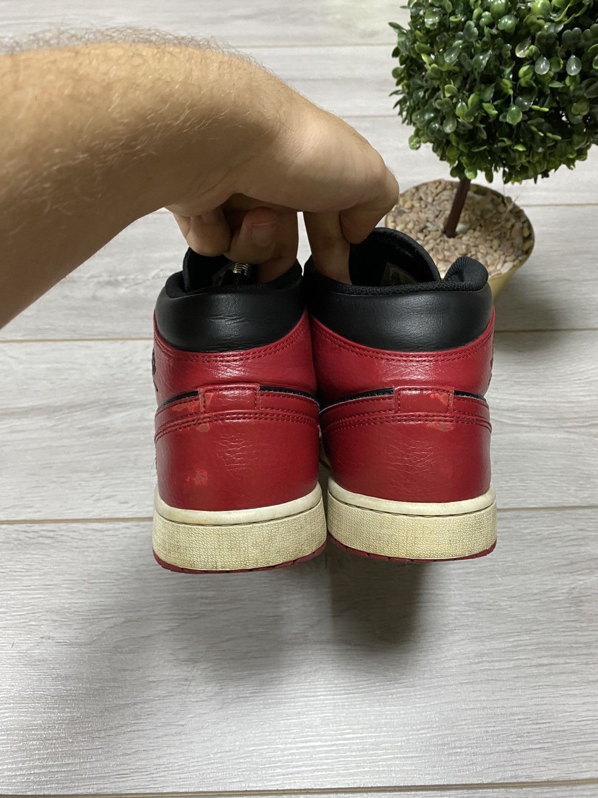 Jordan Brand Air Jordan Banned 1 (Bred 1) leather Size US 10.5 / EU 43-44 - 5 Thumbnail