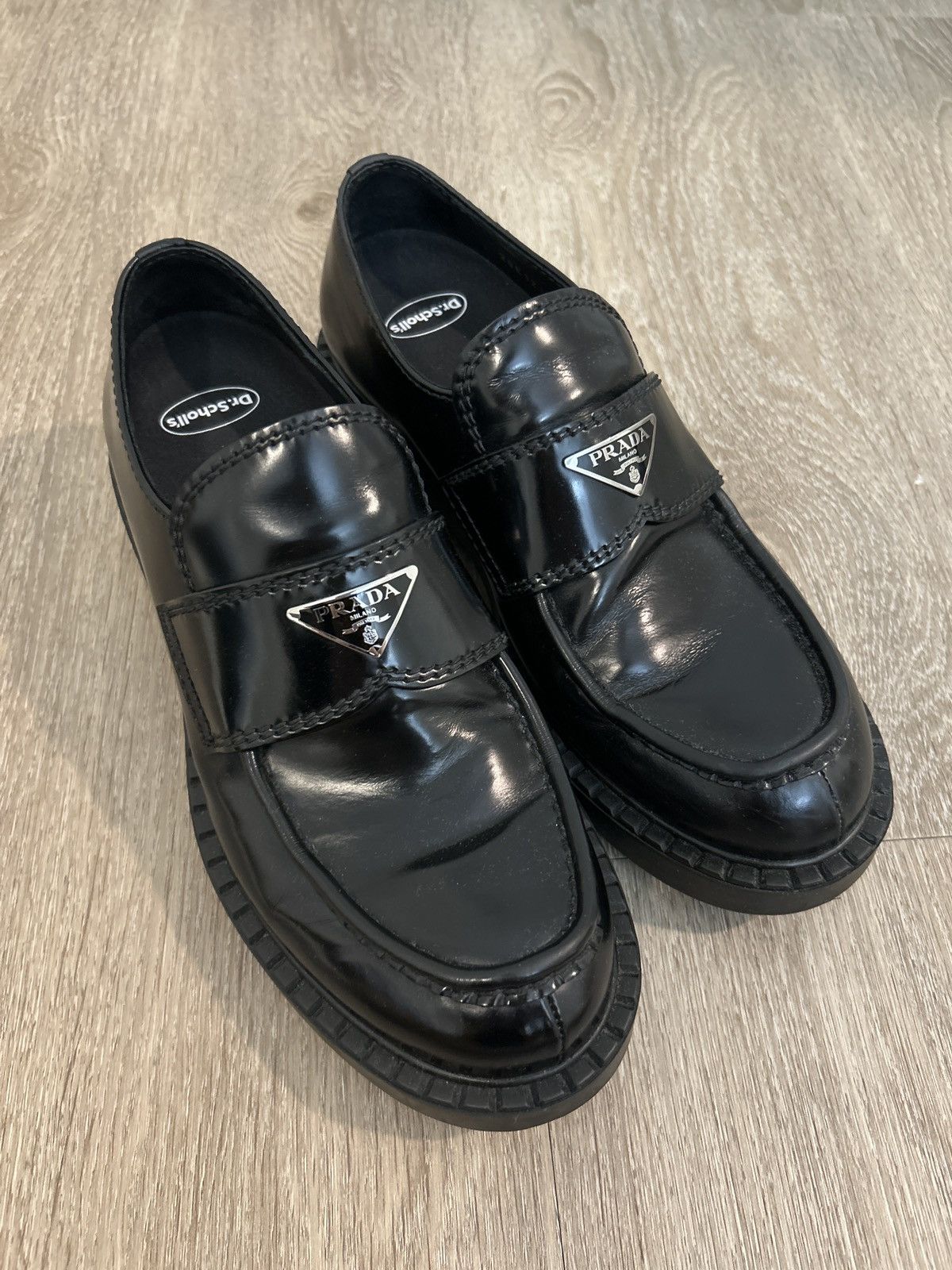 Prada Classic Prada Logo Loafers Size US 8.5 / EU 41-42 - 1 Thumbnail