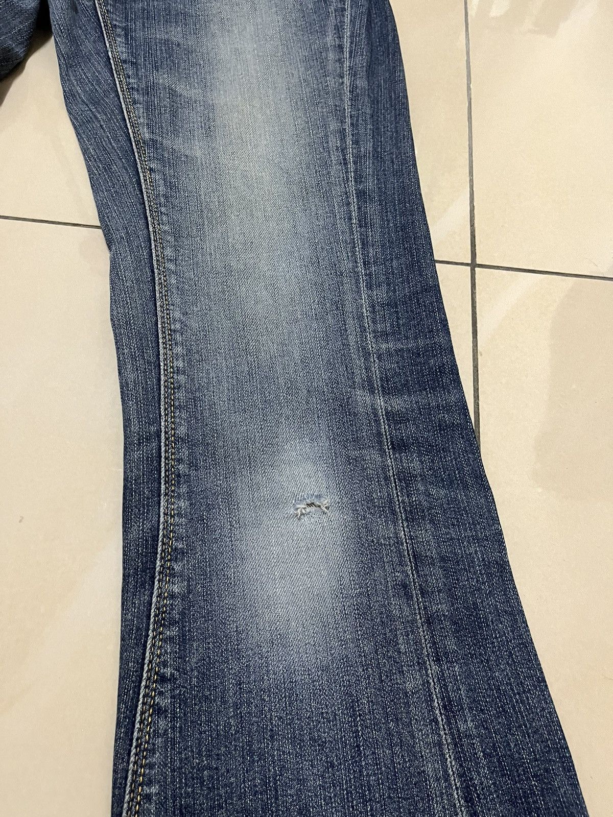 Tornado Mart Flare Jeans georgia love distressed bootcut low rise denim Size US 30 / EU 46 - 14 Thumbnail