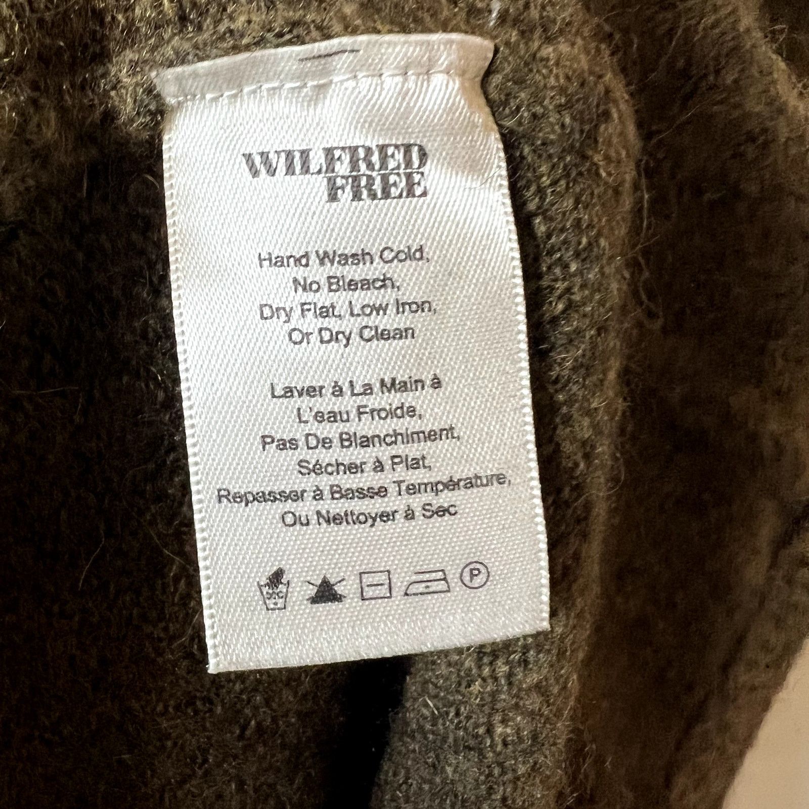 Aritzia Aritzia Wilfred free sweater dress size M green wool C1 Size M / US 6-8 / IT 42-44 - 4 Thumbnail