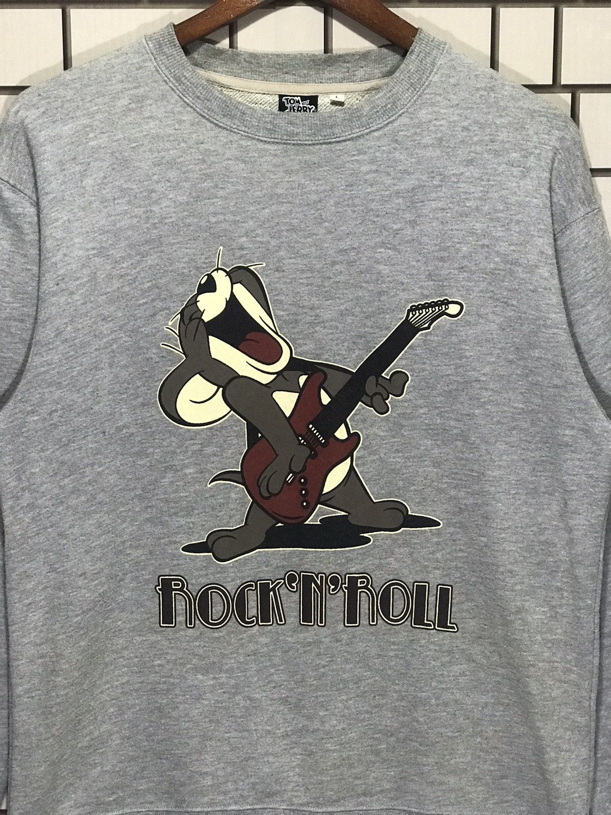 Cartoon Network Tom And Jerry Rock N Roll Sweatshirt Size US M / EU 48-50 / 2 - 3 Thumbnail